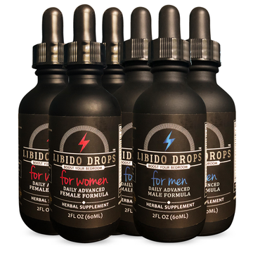 Libido Drops for Couples ( 3 Bottles of Each )