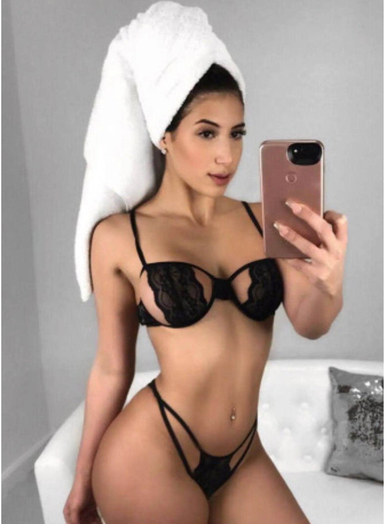 Lace Cover Bralette Set