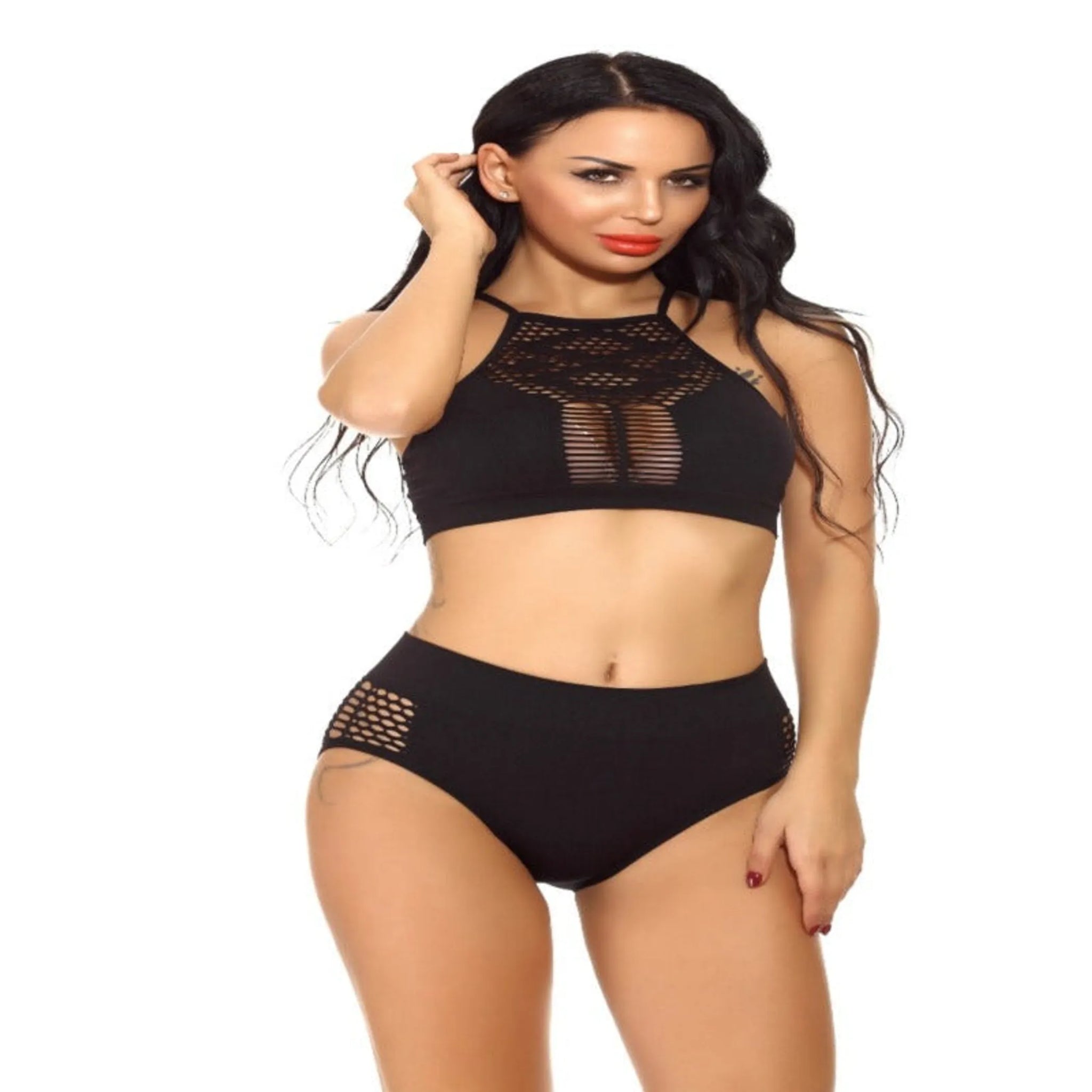 Sexy Elastic Lingerie Set (2 Pieces)