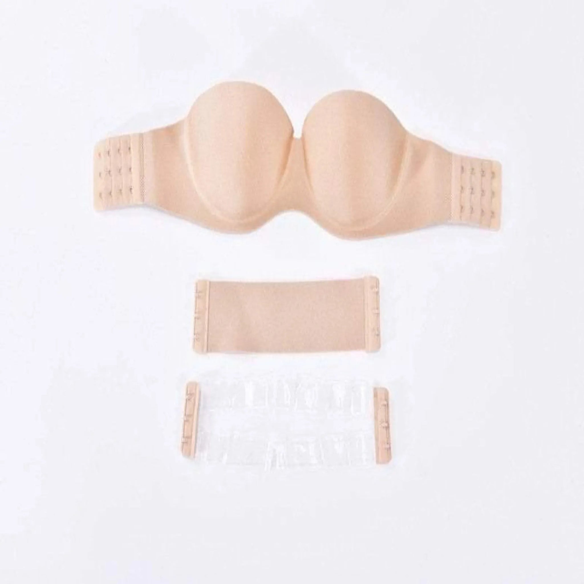Invisible Strapless Bra for Large Bust with Underwire Support