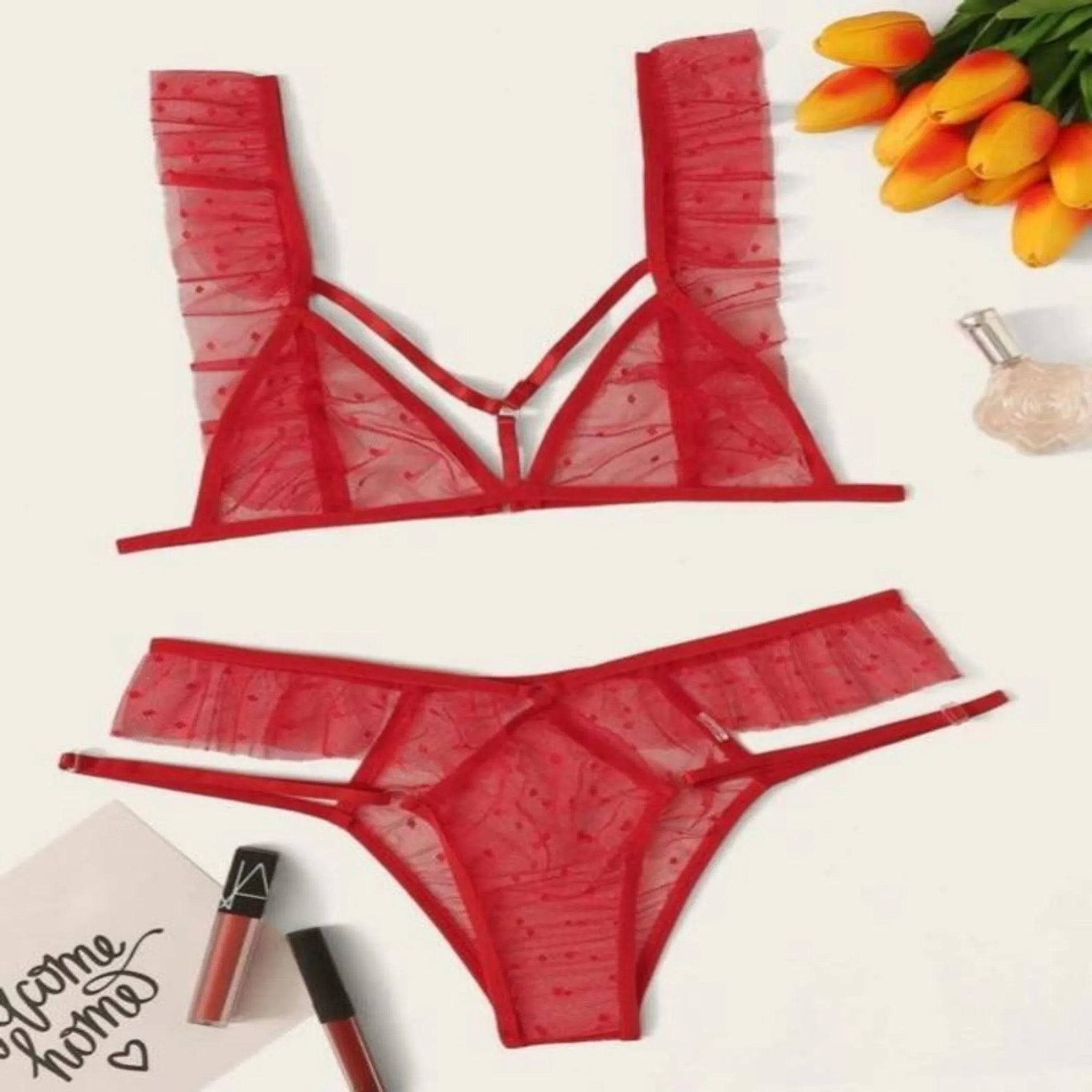 Sexy Lace Lingerie Set - 2 Pieces for Unforgettable Nights