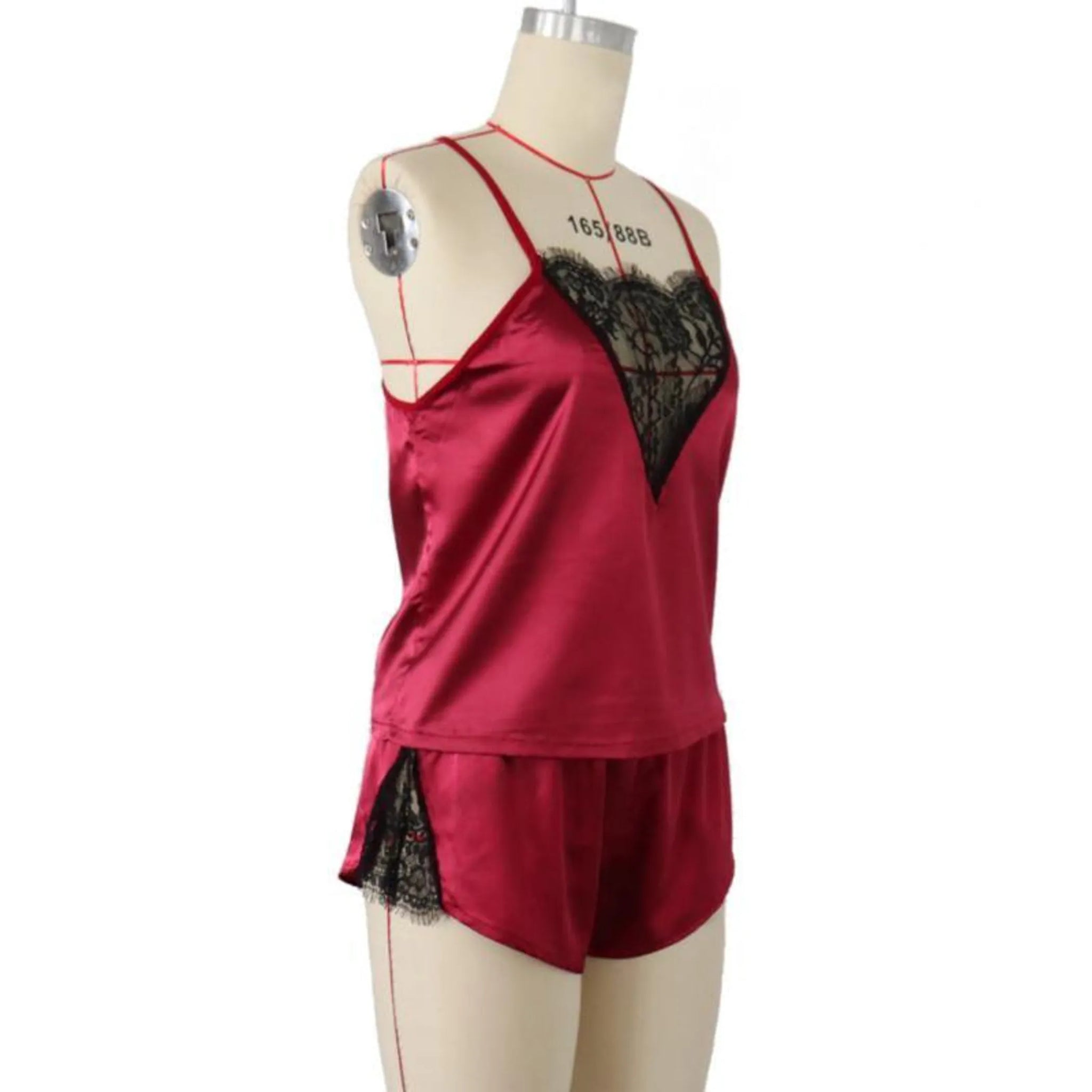 Oakley Lace Silk Nightwear Set