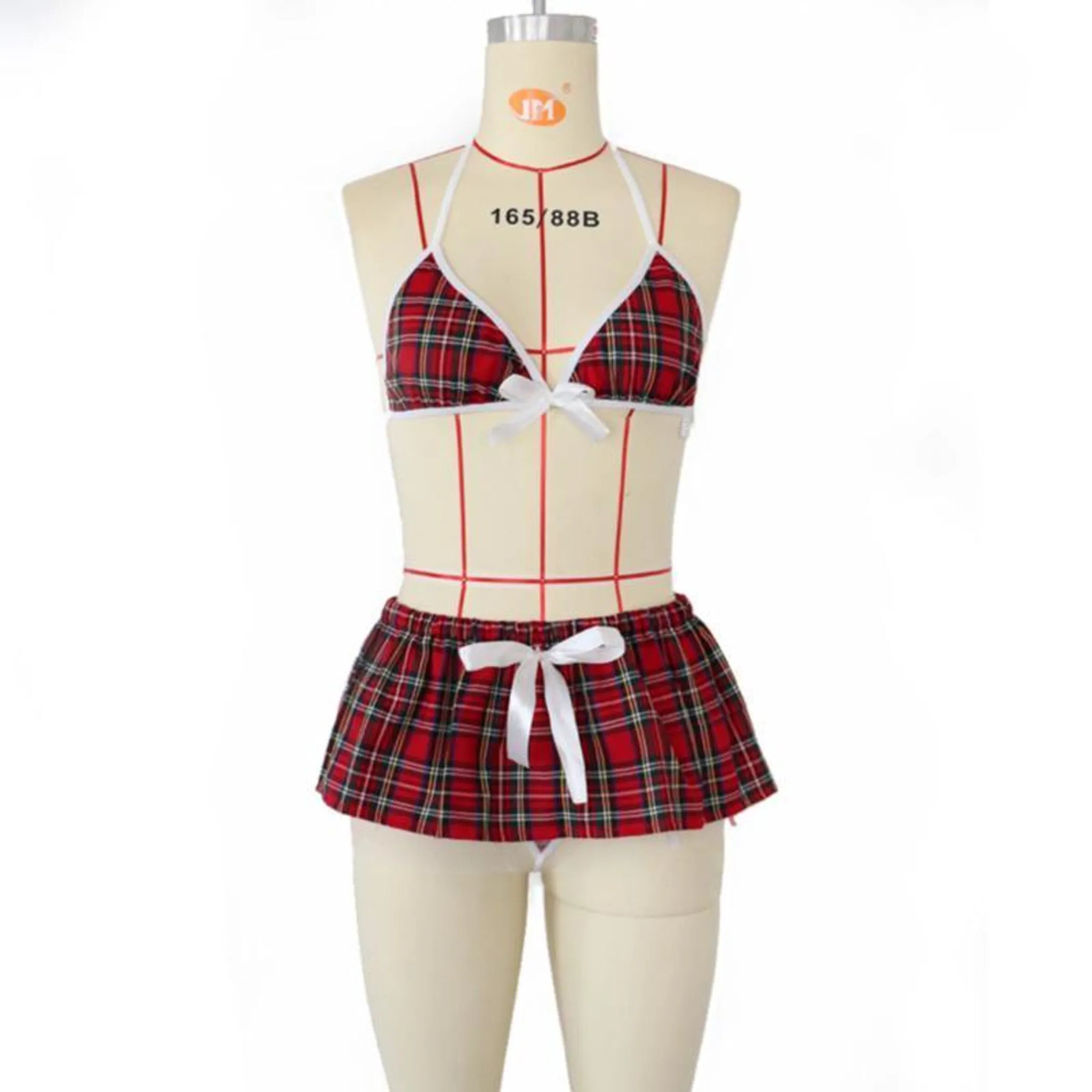 Sexy School Girl Sleepwear Set - 3 Pieces