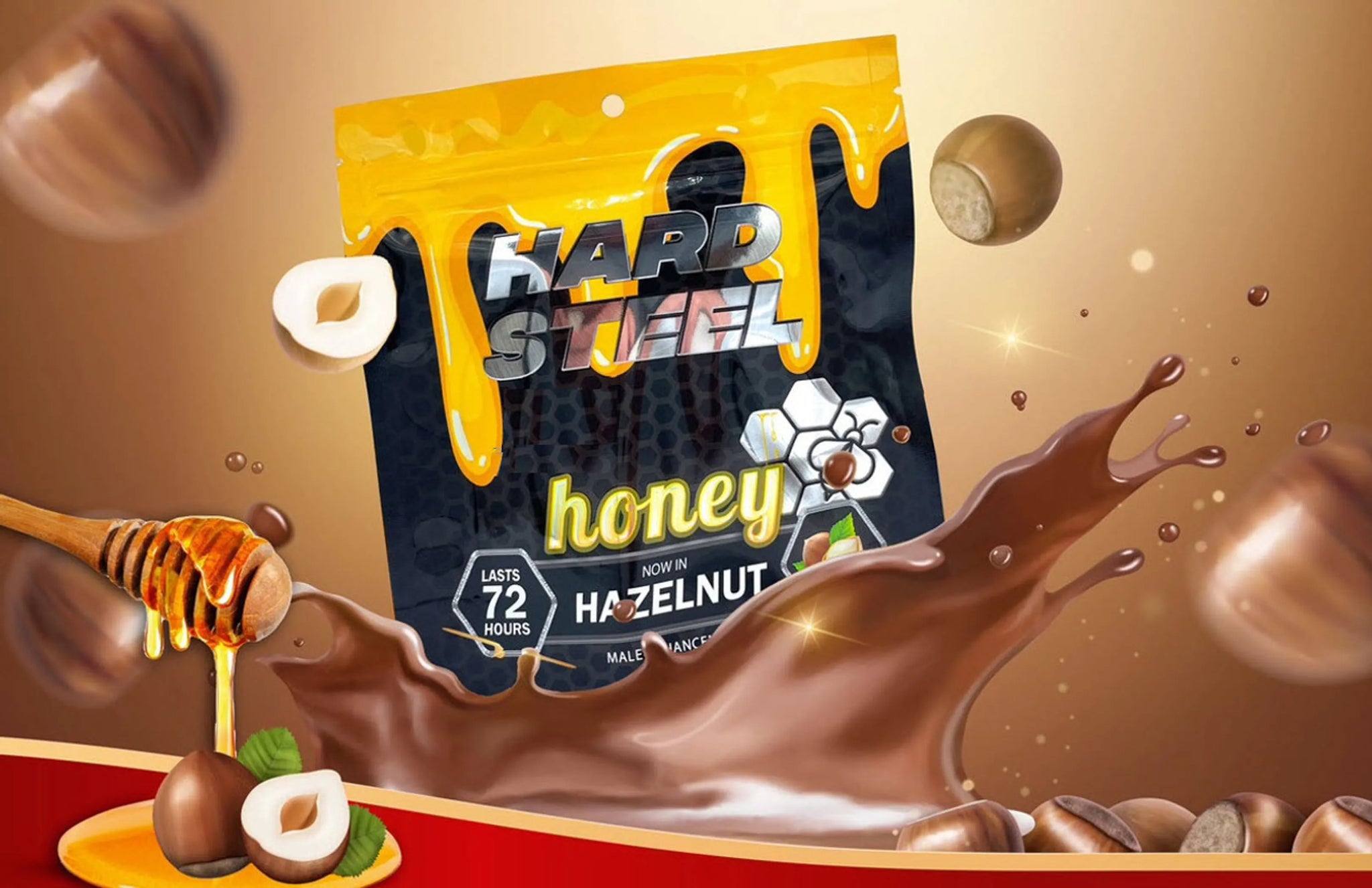 Hard Steel Hazelnut Honey