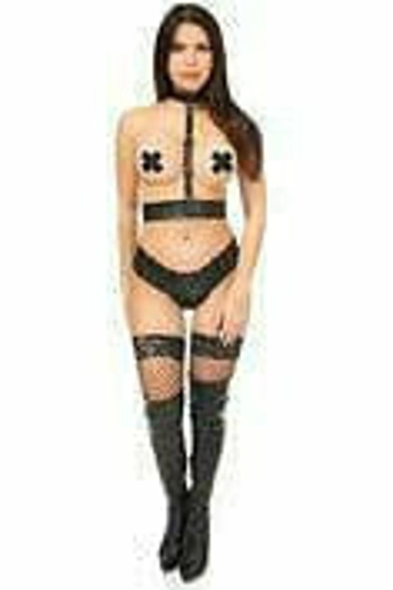 Vegan Leather Body Harness - Pack Of: 1