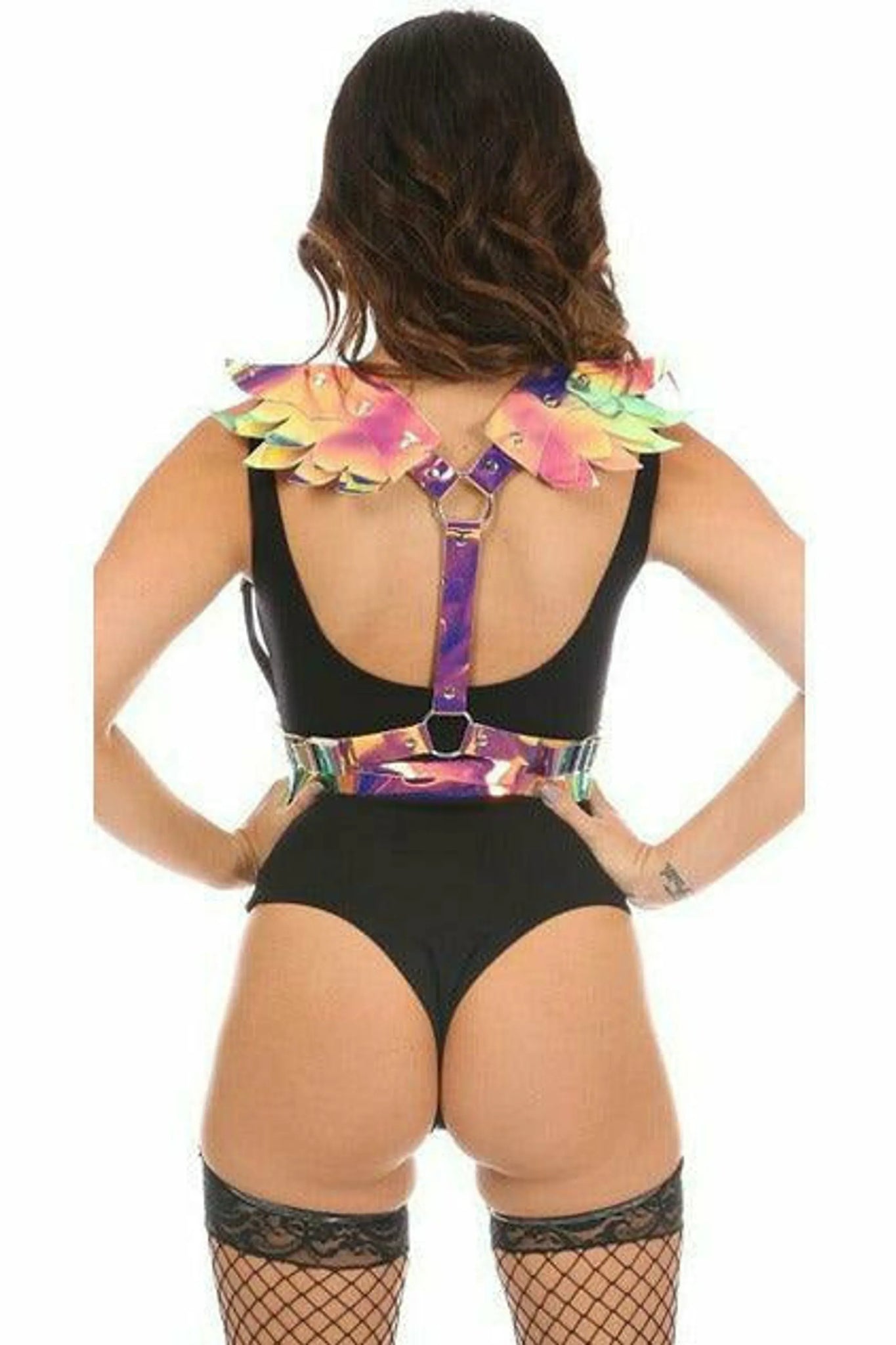 Holo Body Harness with Wings - Pack Of: 1