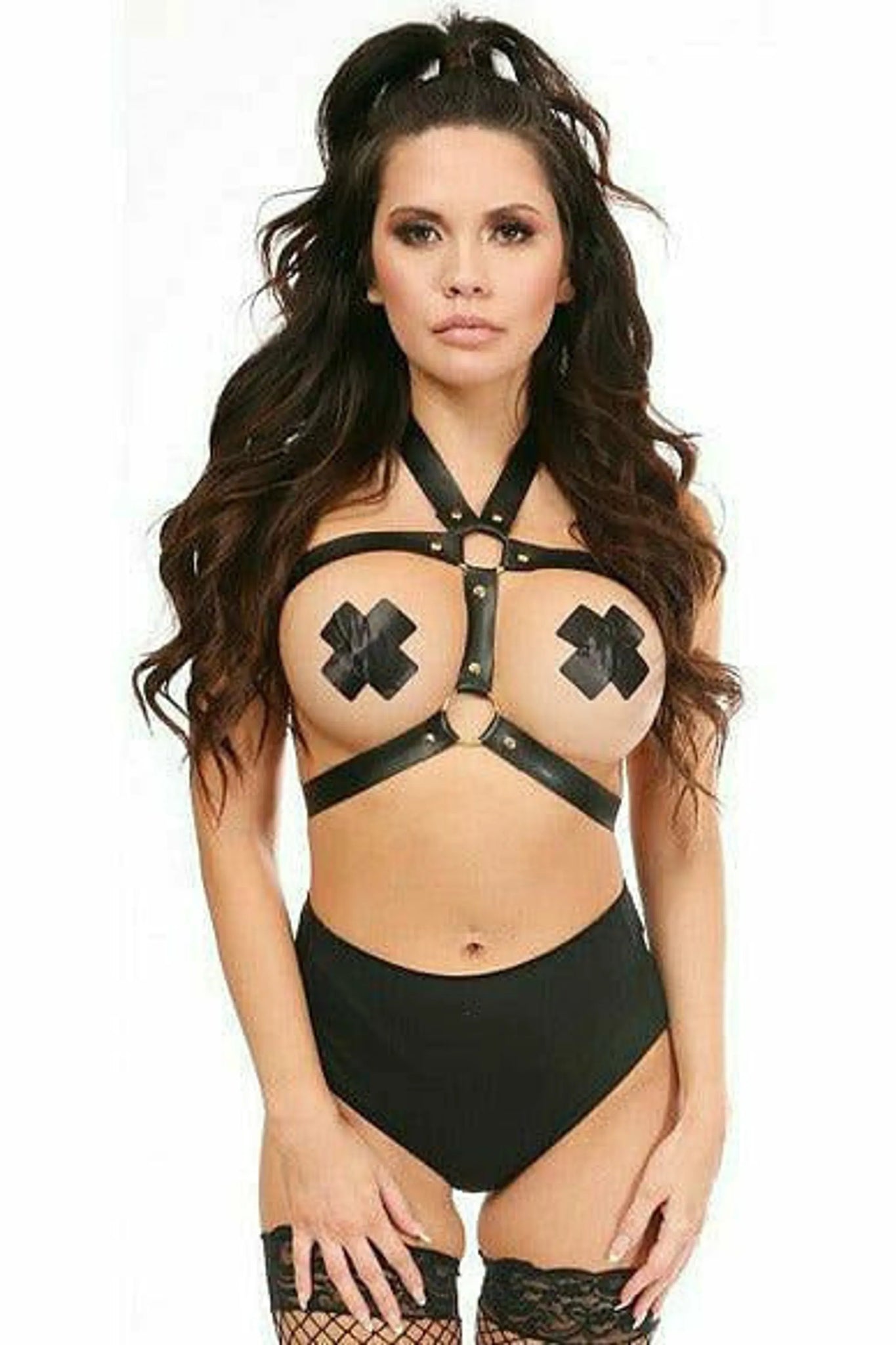 Vegan Leather Body Harness - Pack Of: 1