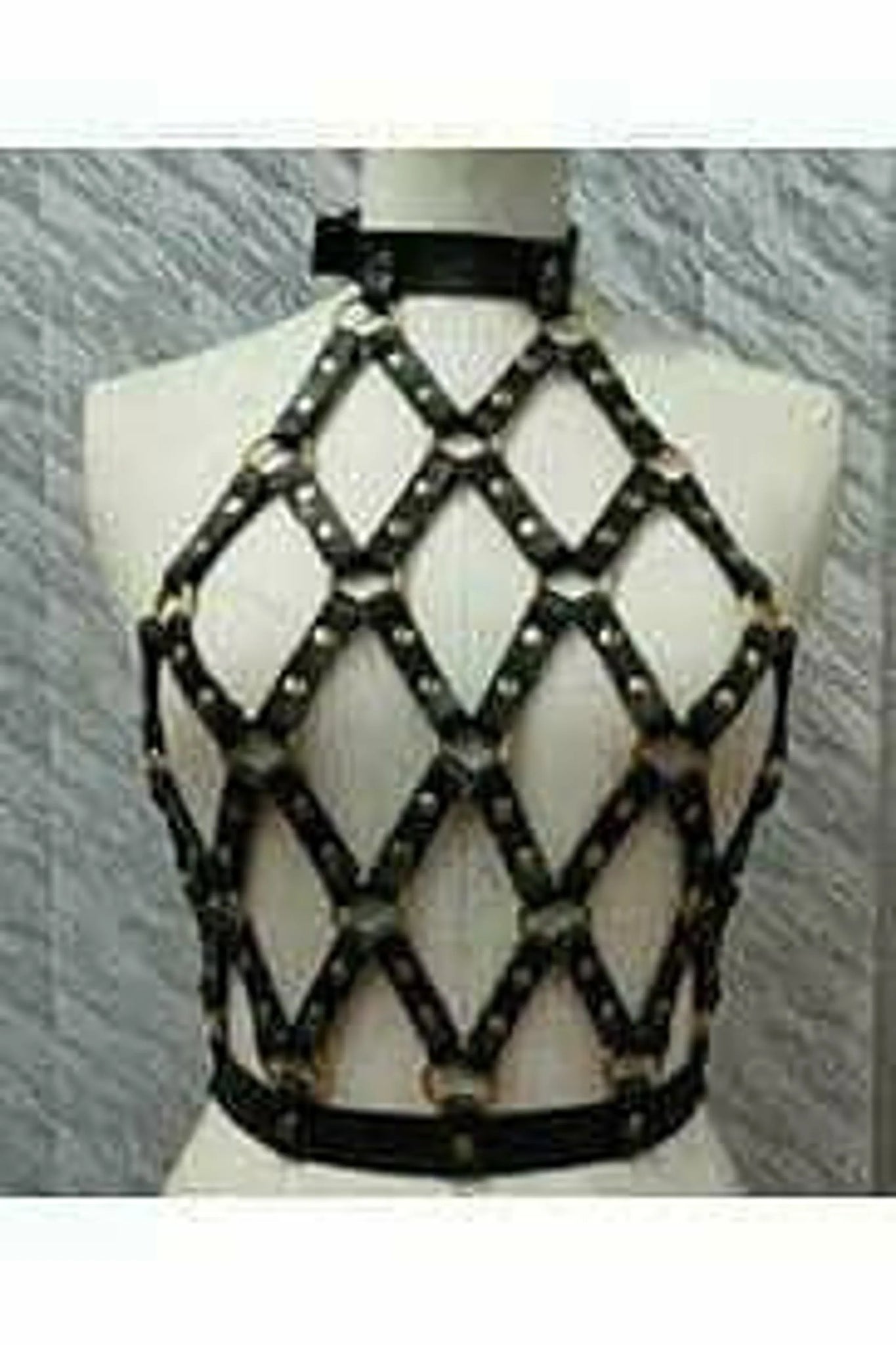 Faux Leather Body Harness