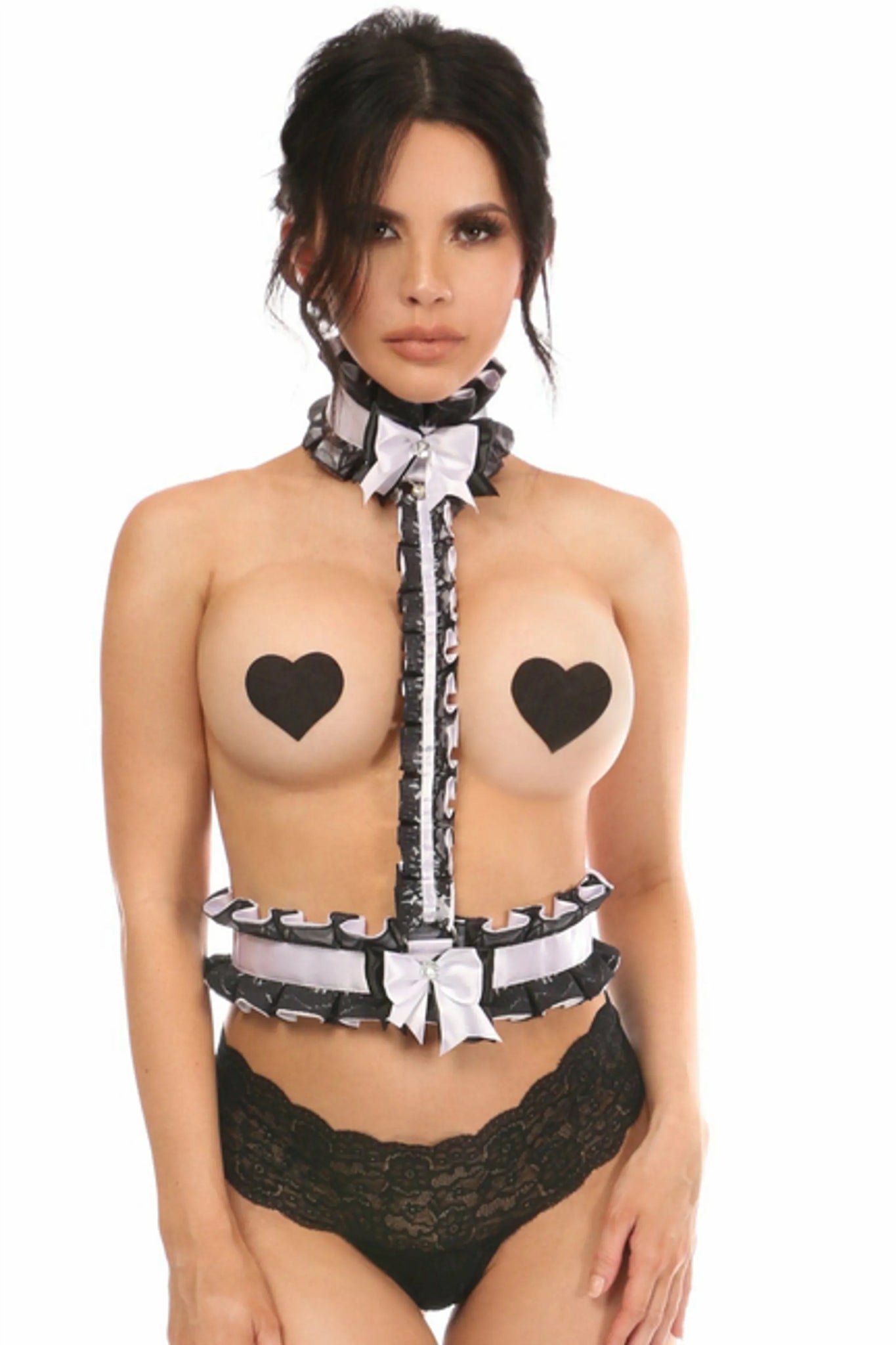 Kitten Collection Lace Single Strap Body Harness