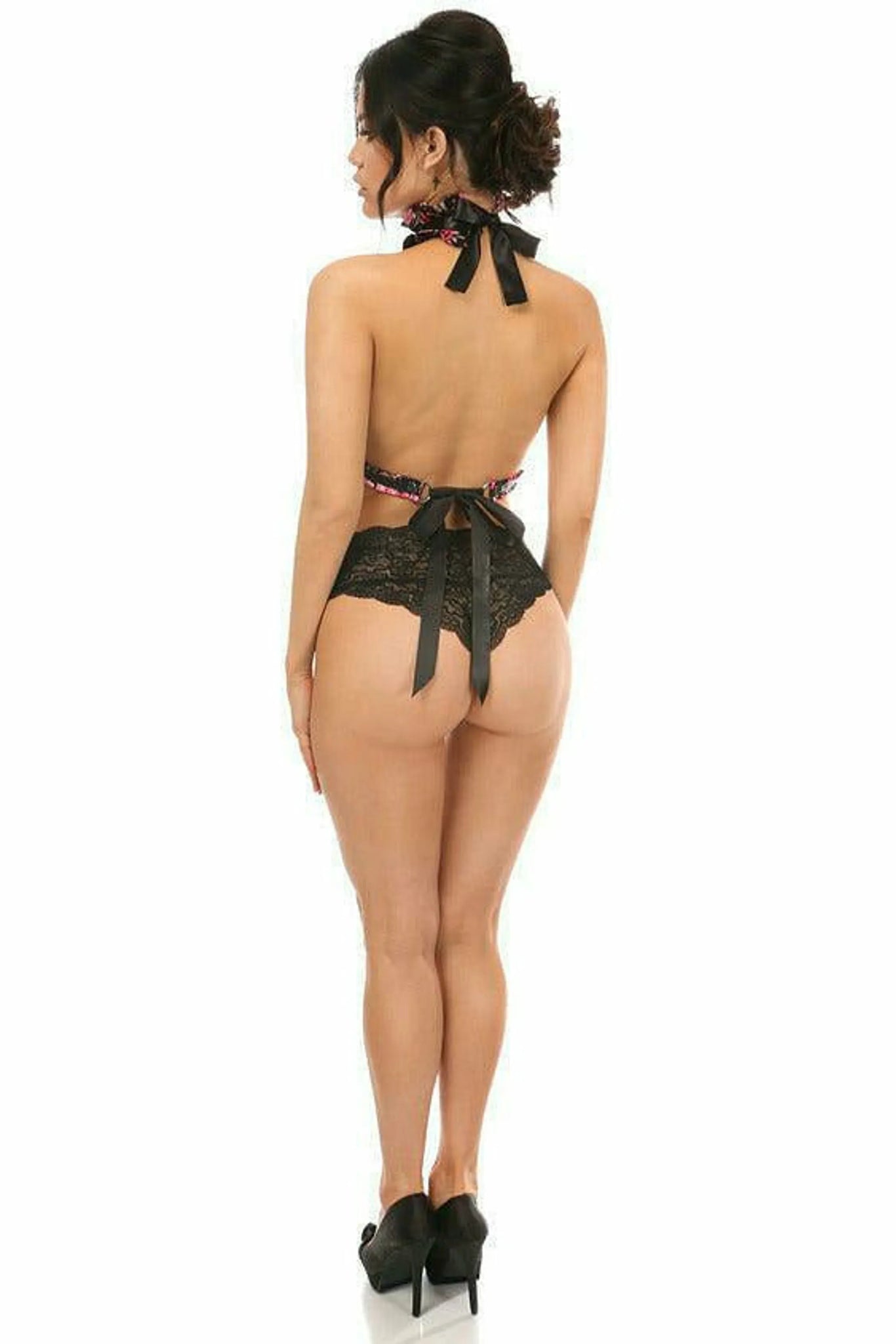 Satin Triangle Top Body Harness