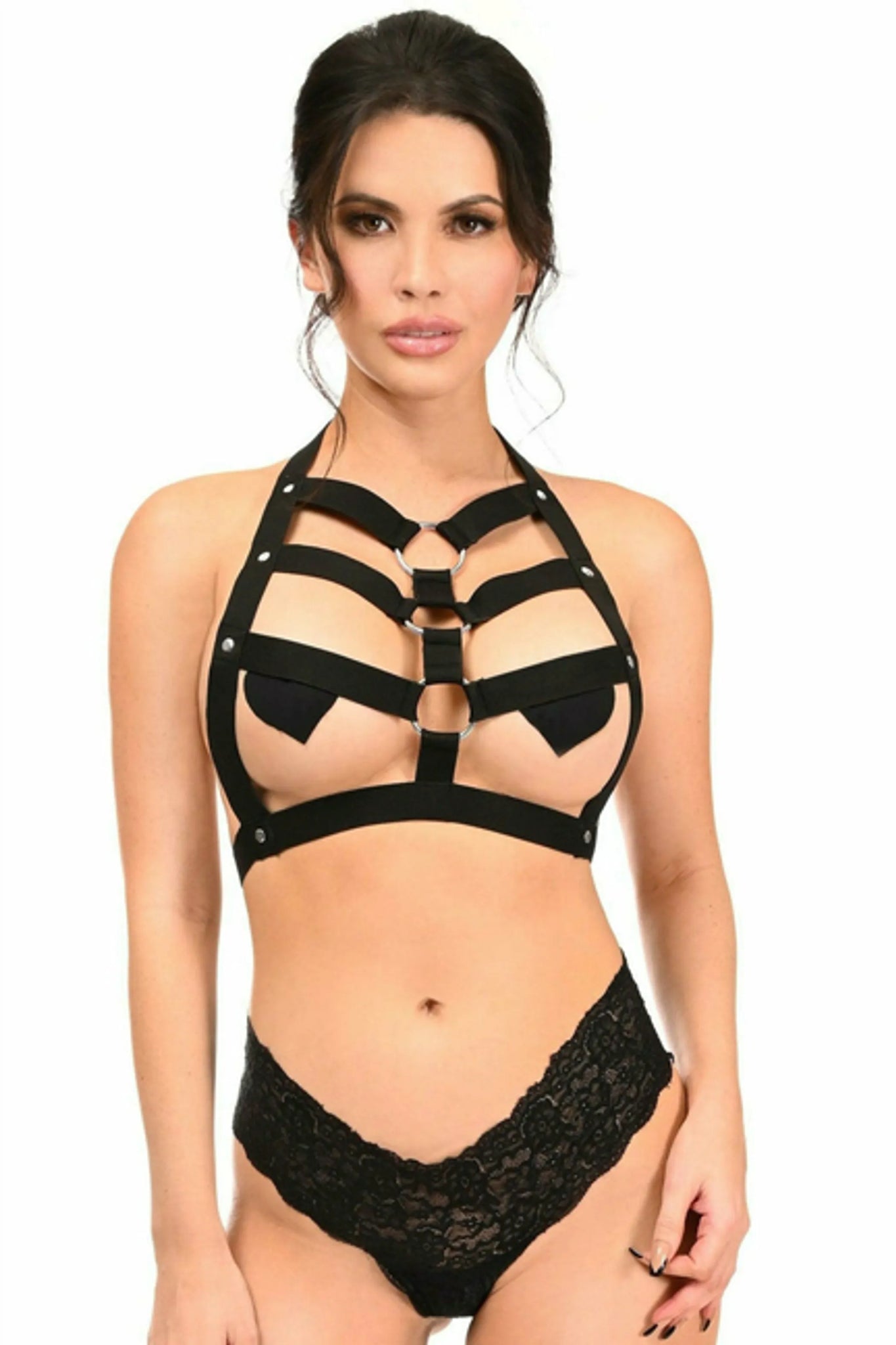 Stretchy Body Harness with Hardware - Pack Of: 1