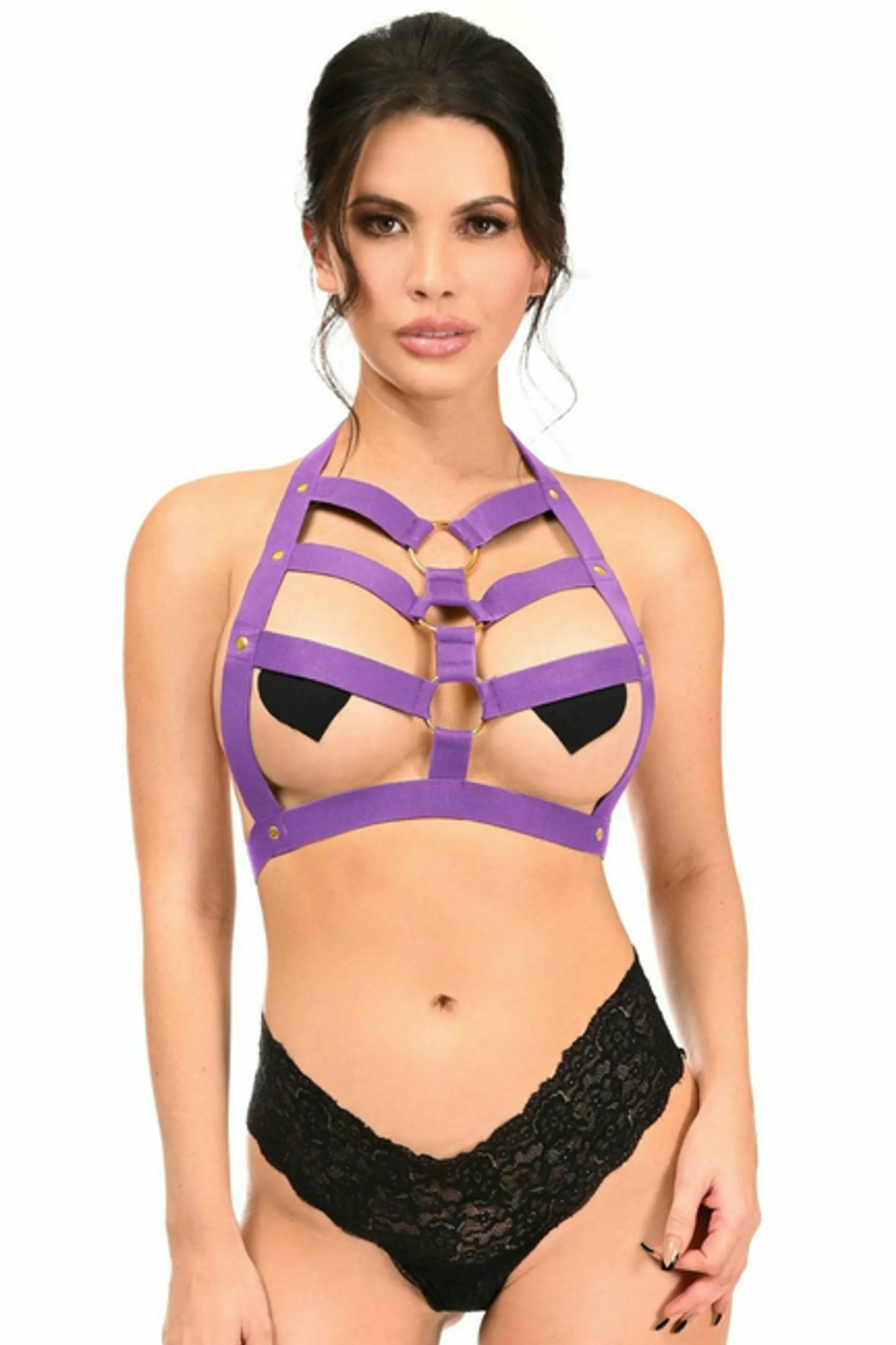 Stretchy Body Harness with Hardware - Pack Of: 1