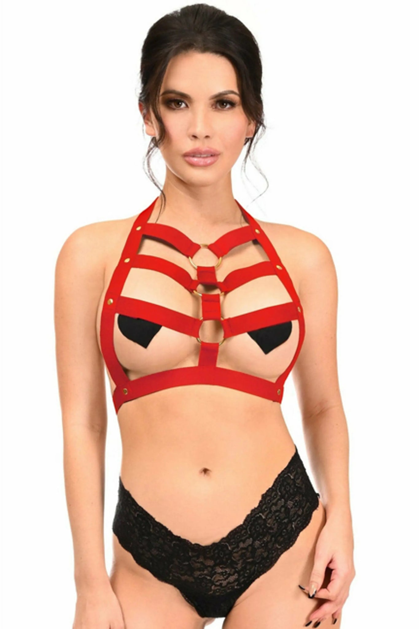 Stretchy Body Harness with Hardware - Pack Of: 1