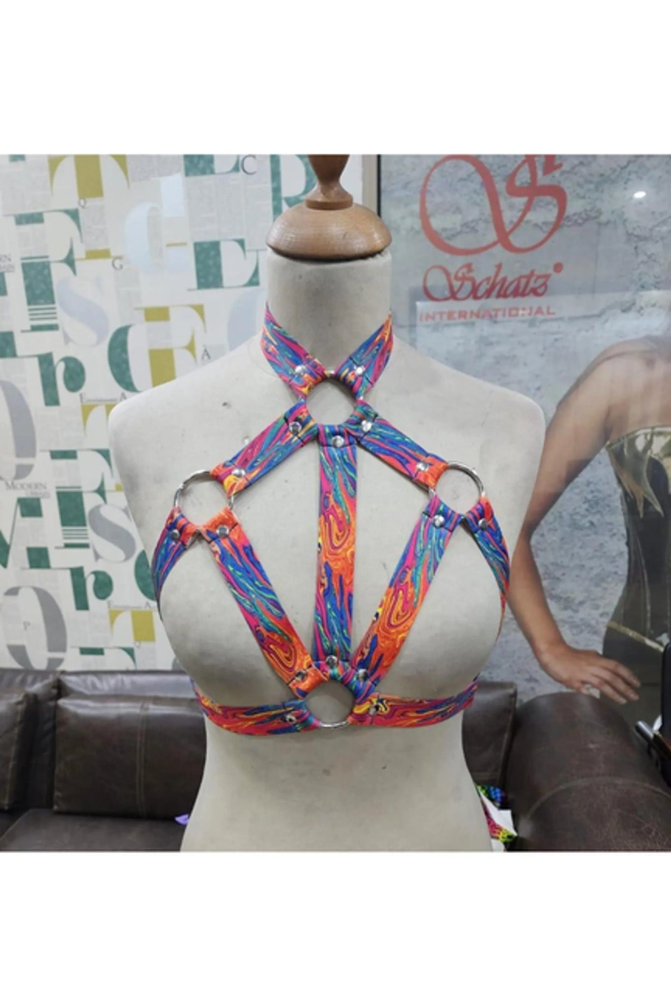 Stretchy Body Harness with Hardware - Pack Of: 1