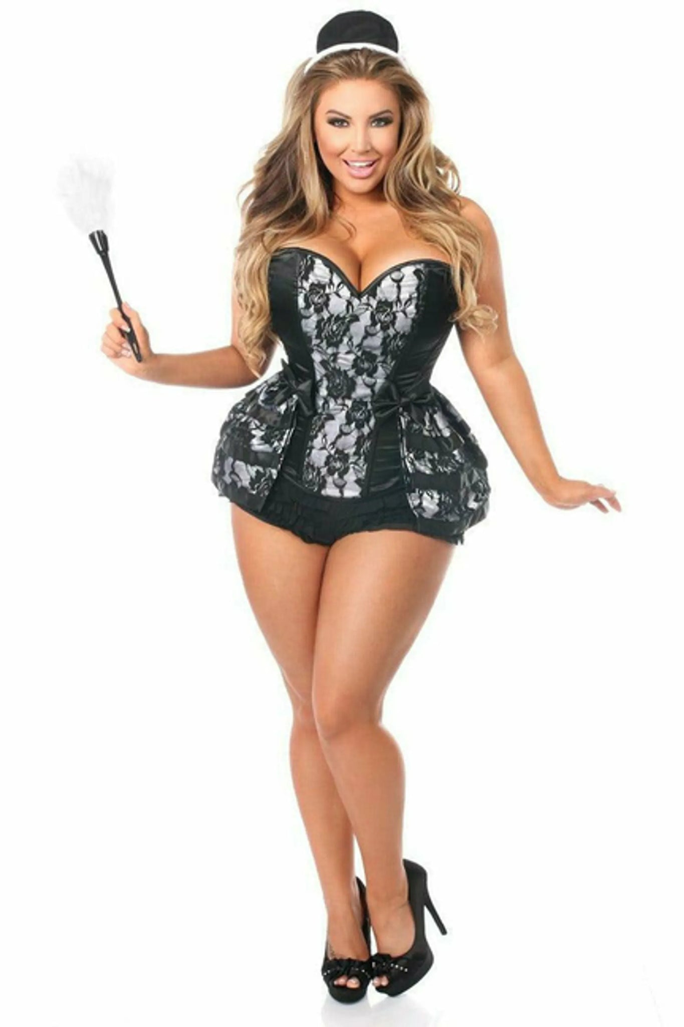Lavish French Maid Corset Costume