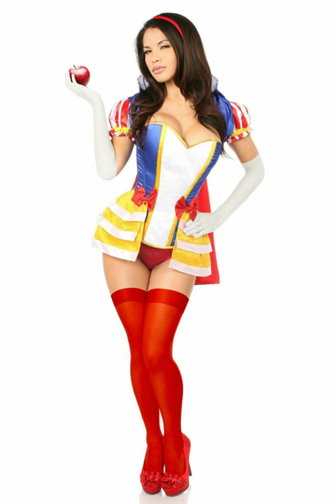 Lavish Snow Princess Corset Costume