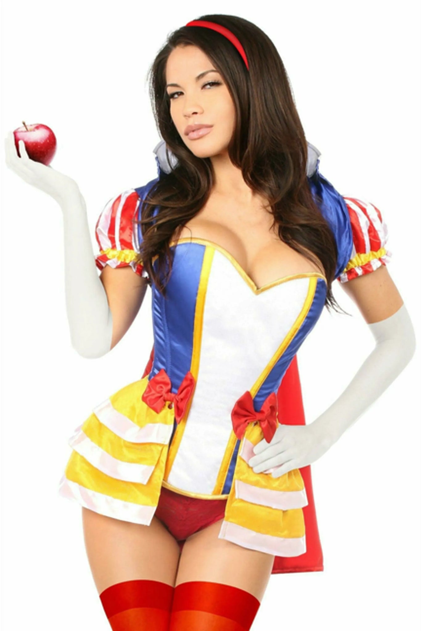 Lavish Snow Princess Corset Costume