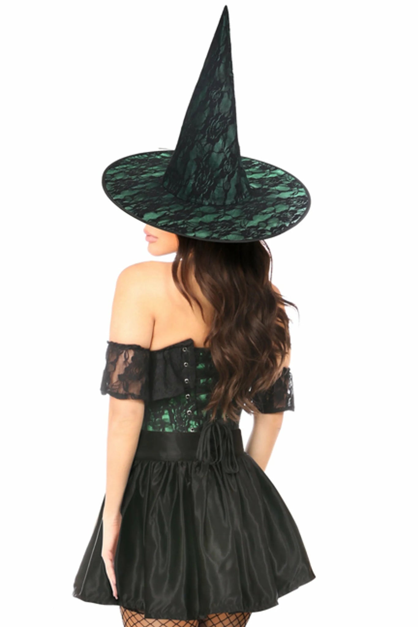 Lavish Lace Off The Shoulder Witch Corset Costume