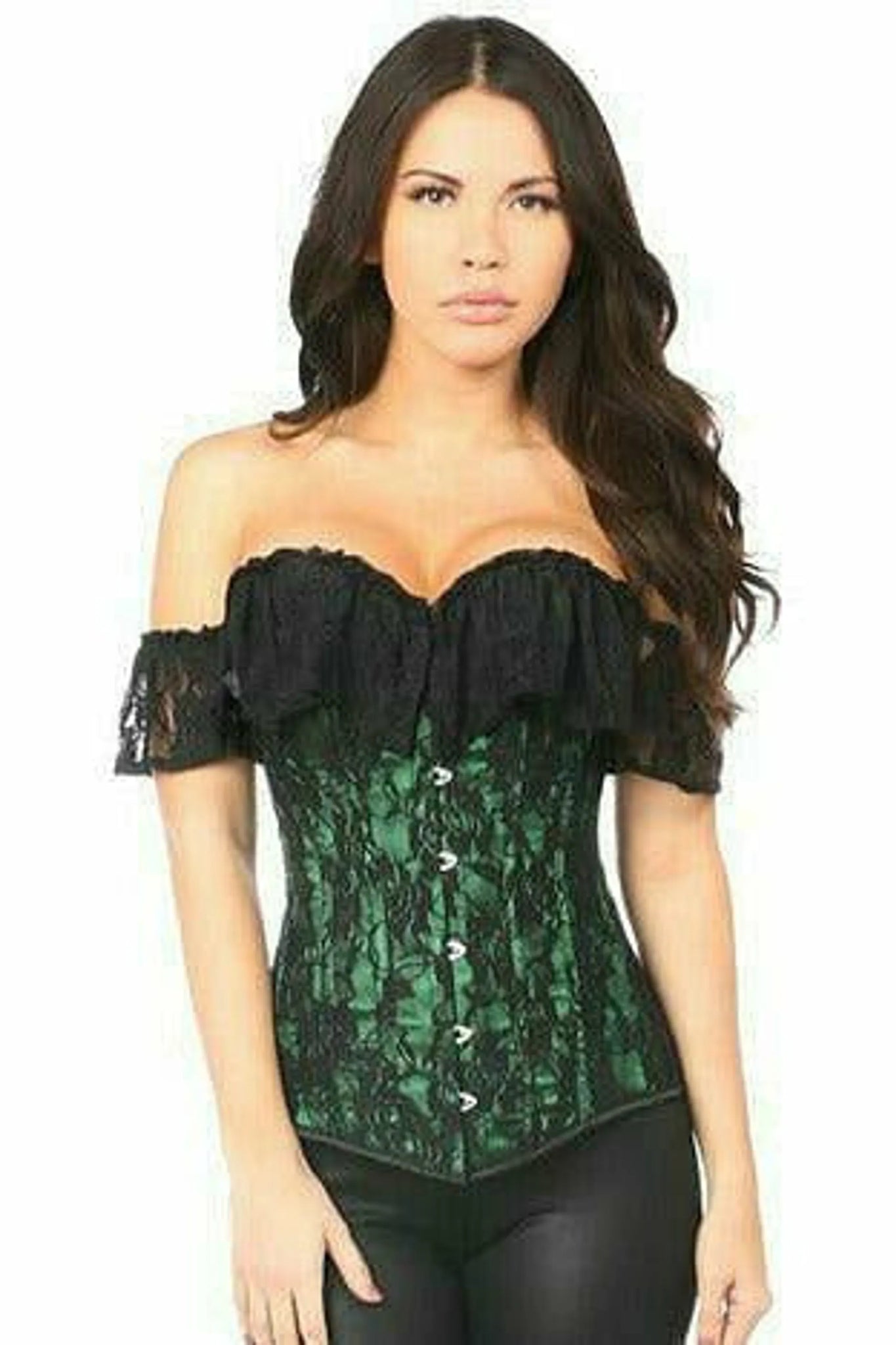 Lavish Lace Off-The-Shoulder Corset