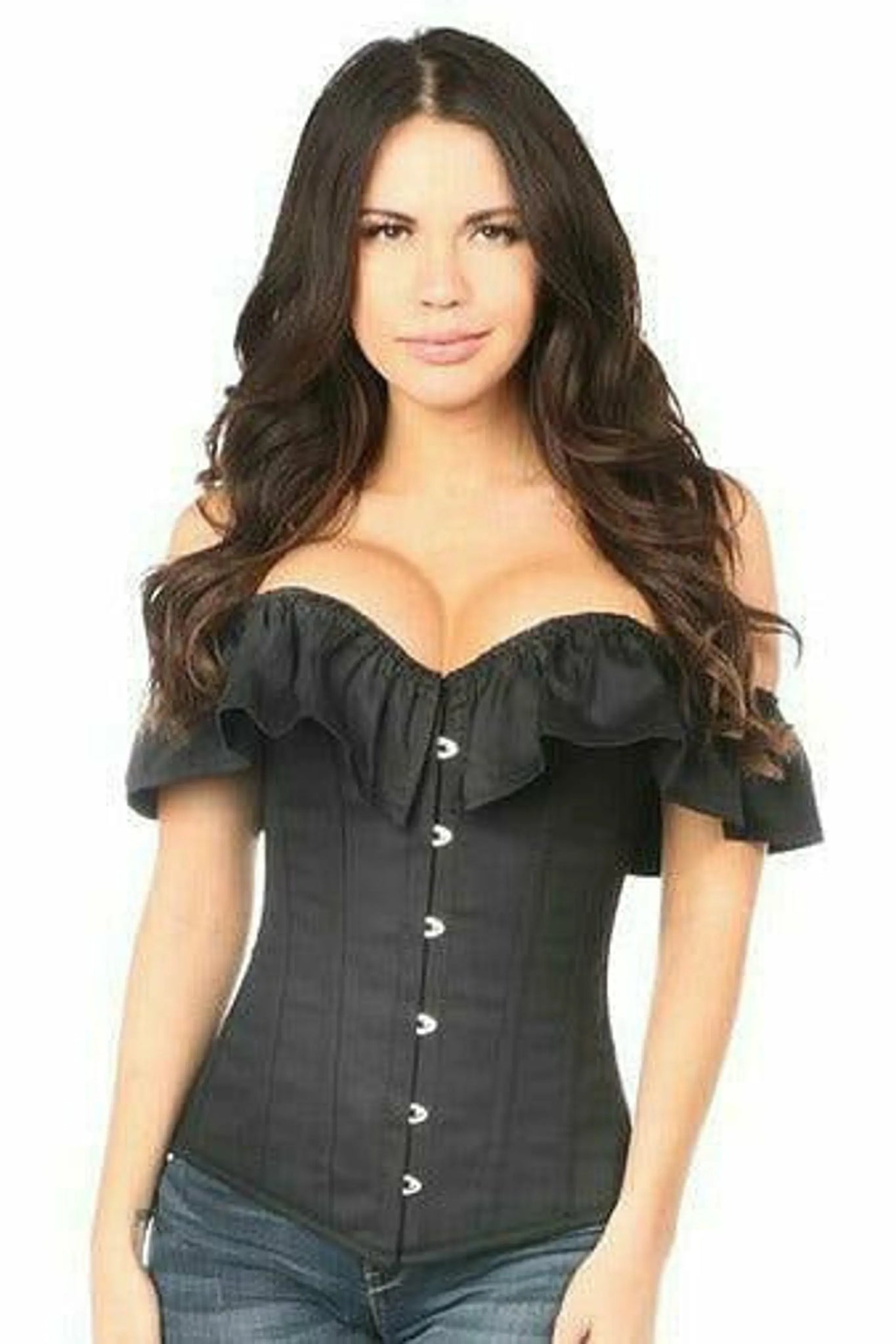 Lavish Cotton Off-The-Shoulder Corset