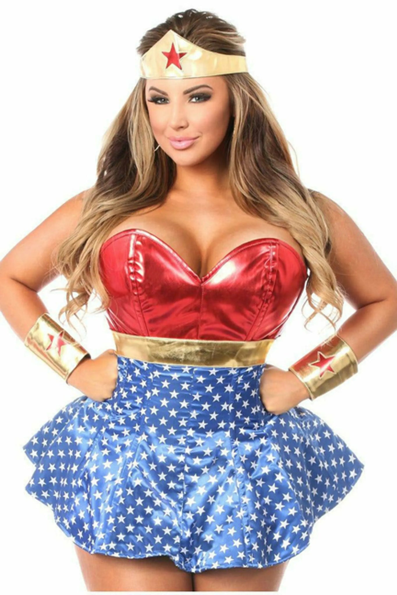 Lavish Superhero Corset Dress Costume