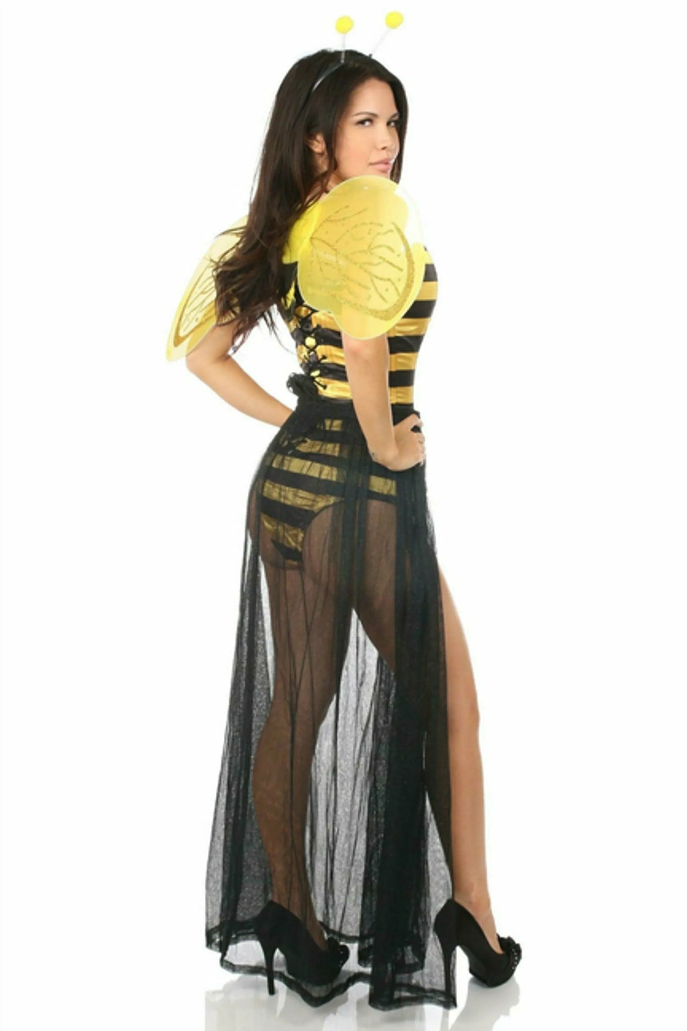 Lavish Sexy Bumblebee Corset Costume