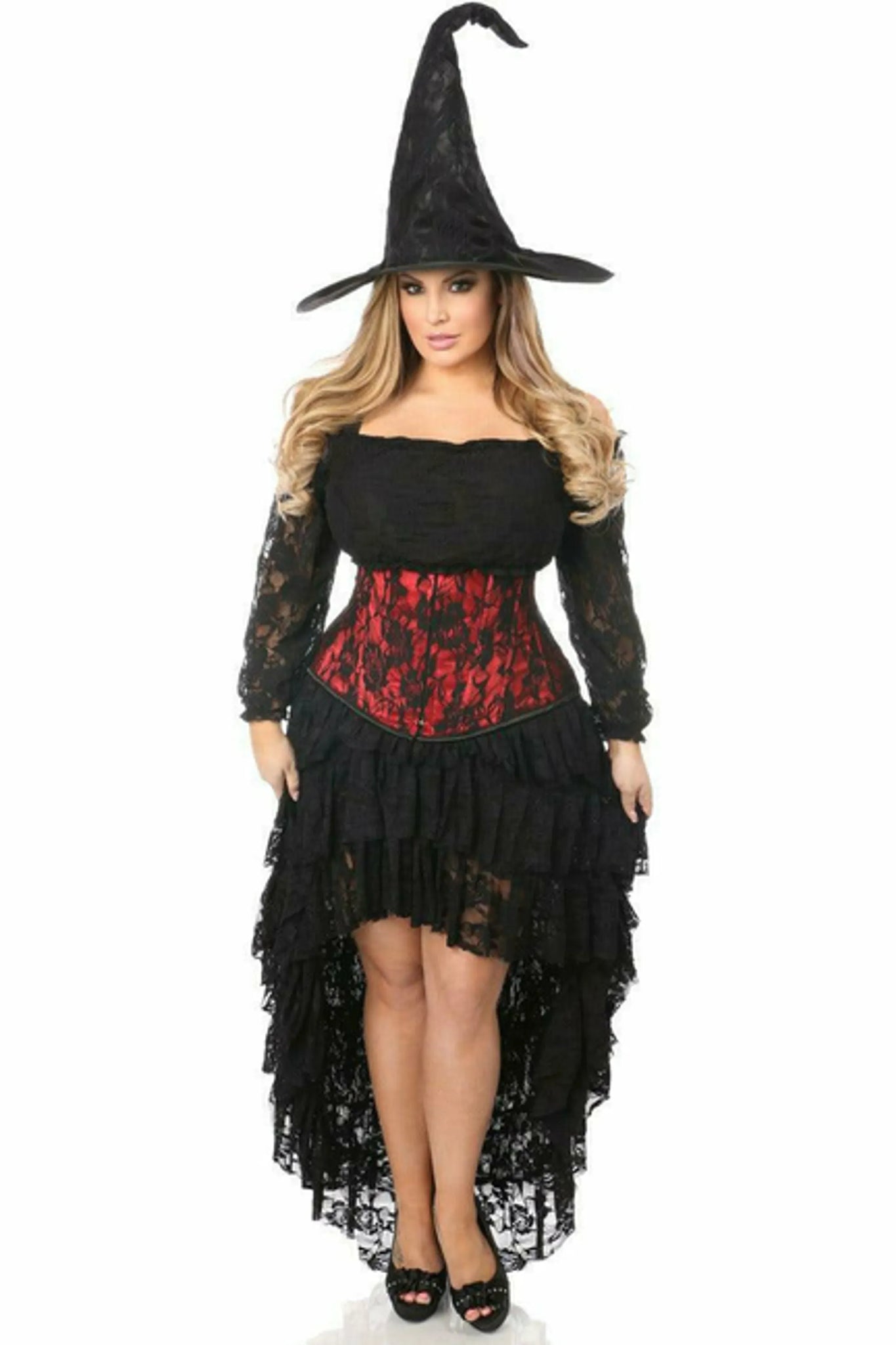 Lavish Lace Witch Corset Costume