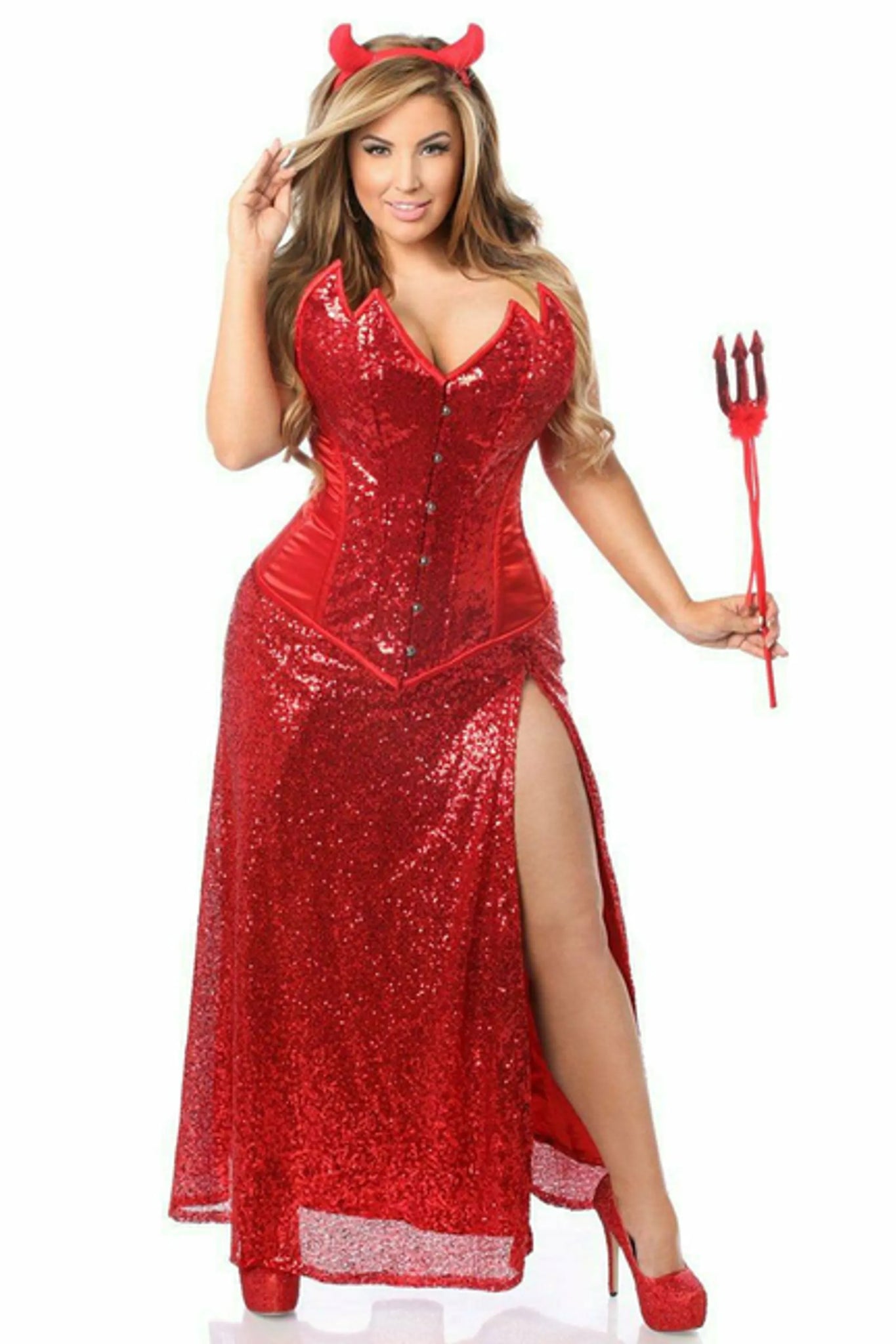 Top Drawer Premium Devil Corset Costume