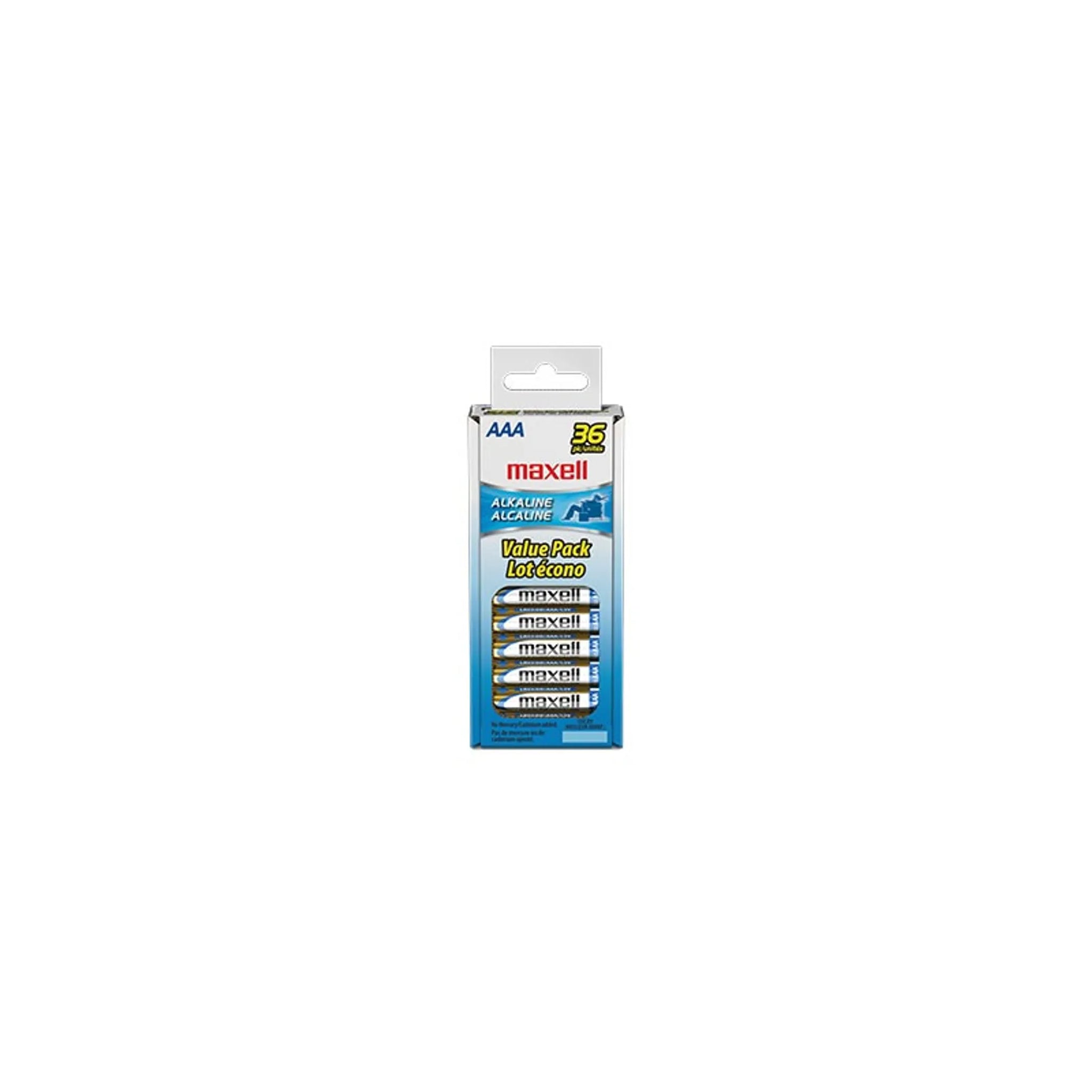 Maxell Alkaline Batteries, LR03, AAA Cell, , Box