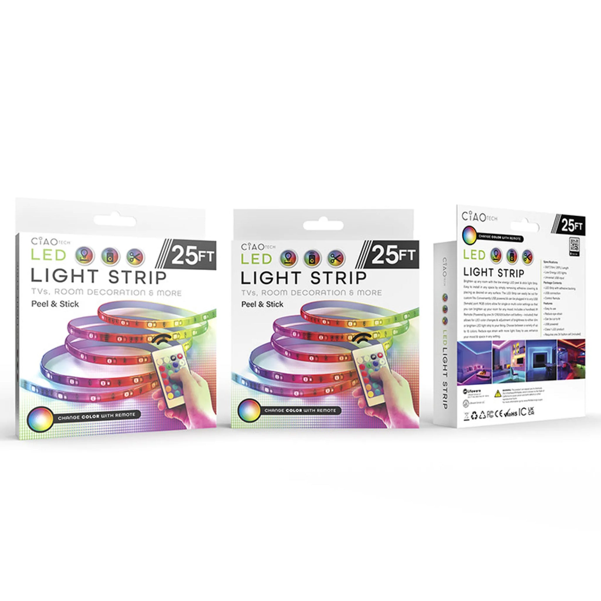 LED RGB 7.5 Meter (25 Ft) Strip Light with Remote
