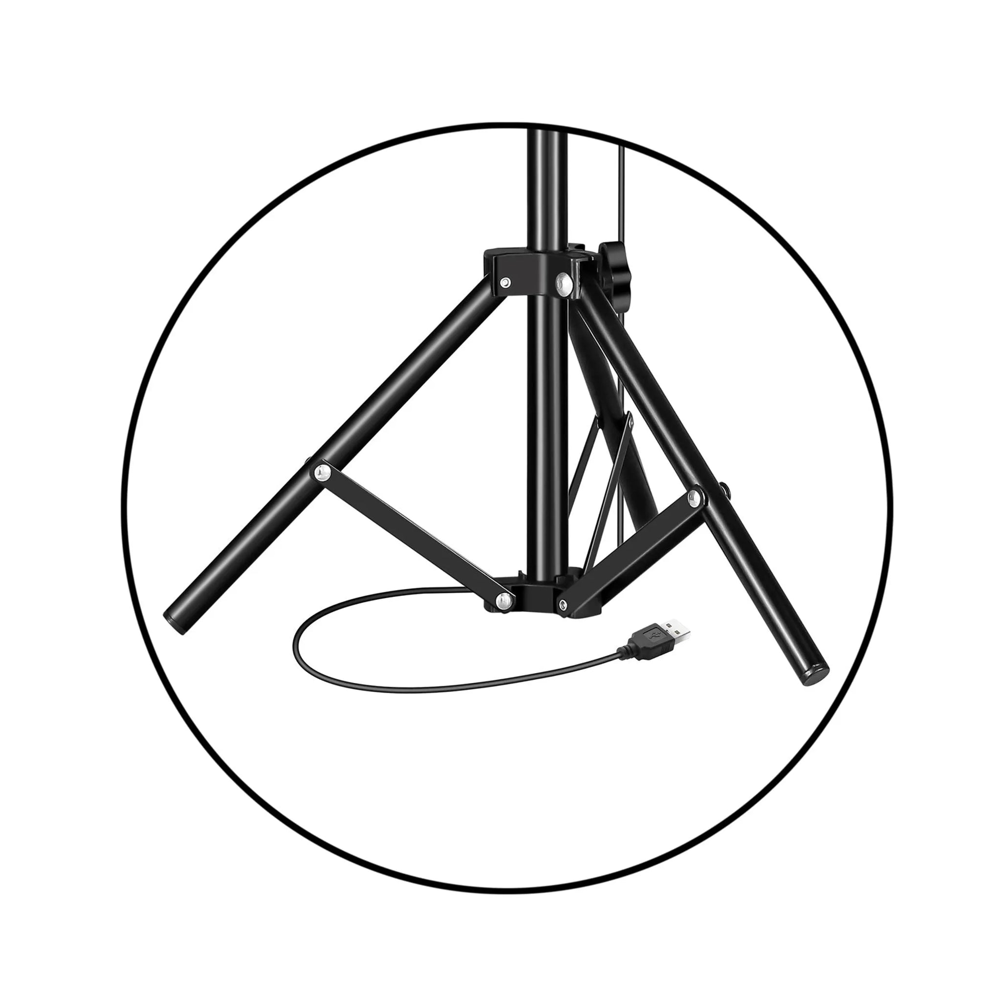 PRO Live Stream 10" LED Selfie Ring Light with RGB (SC-1630RGB)