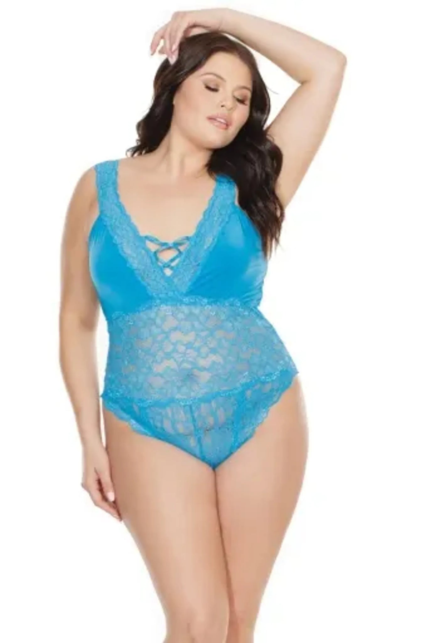 Coquette Diva Crotchless Teddy