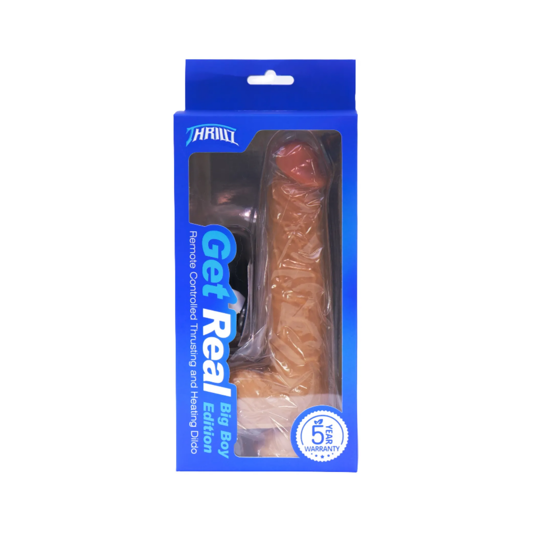 Big Boy 8-Inch Remote Controlled Thrusting Dildo with Heating