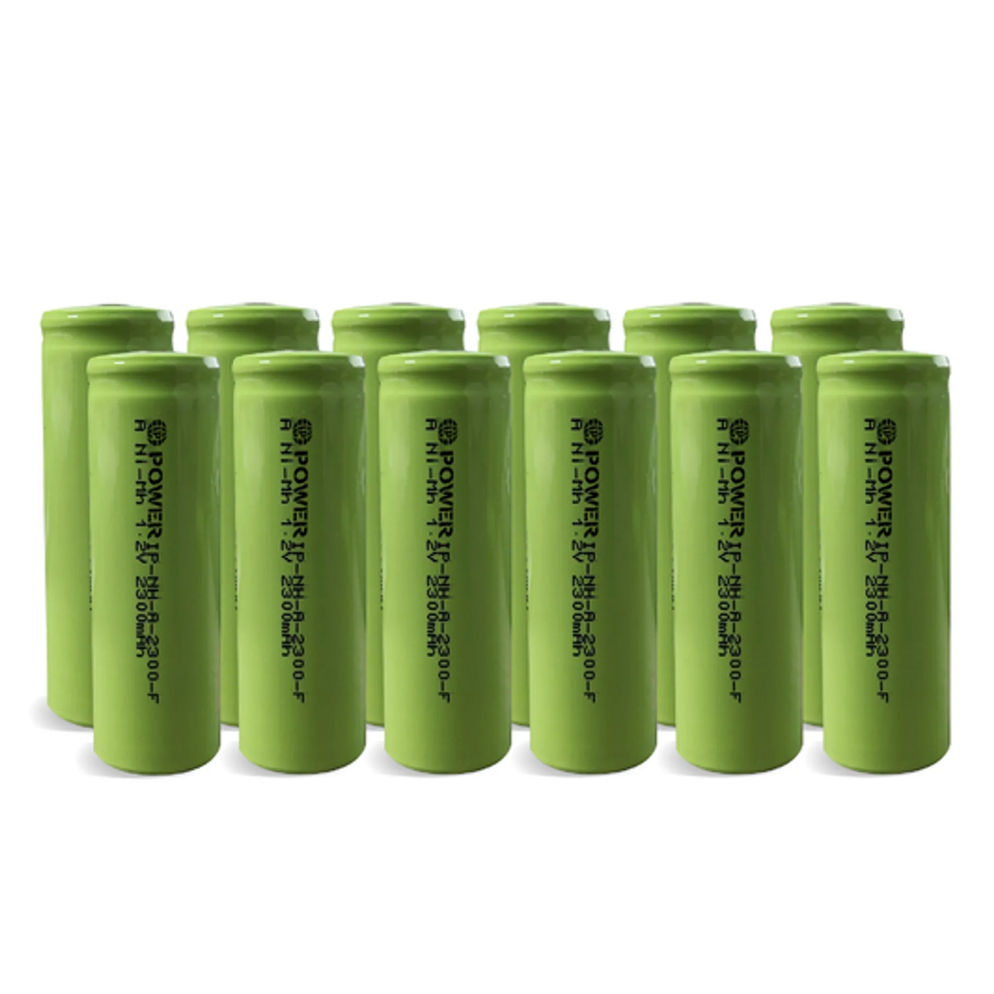 IP Power Ni-Mh A 2300mAh 1.2V Rechargeable Flat Top Battery - 4 Pack