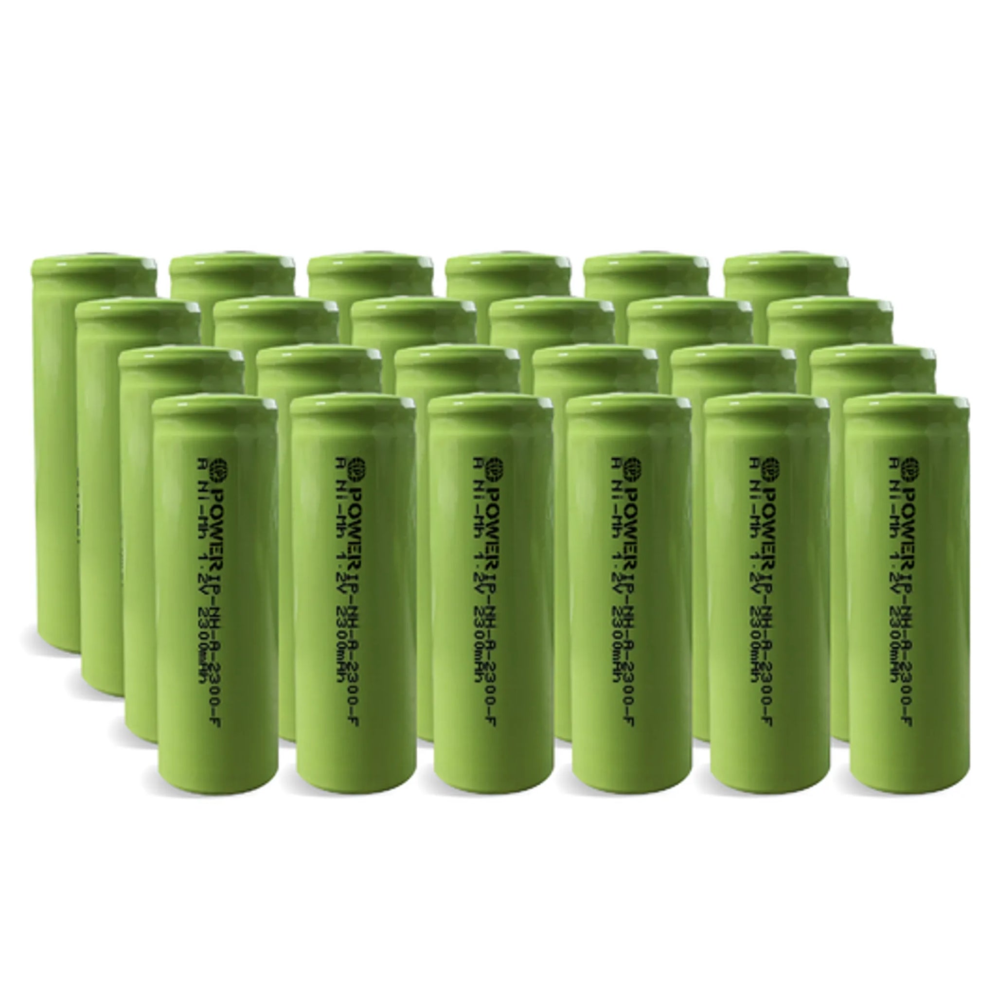 IP Power Ni-Mh A 2300mAh 1.2V Rechargeable Flat Top Battery - 4 Pack