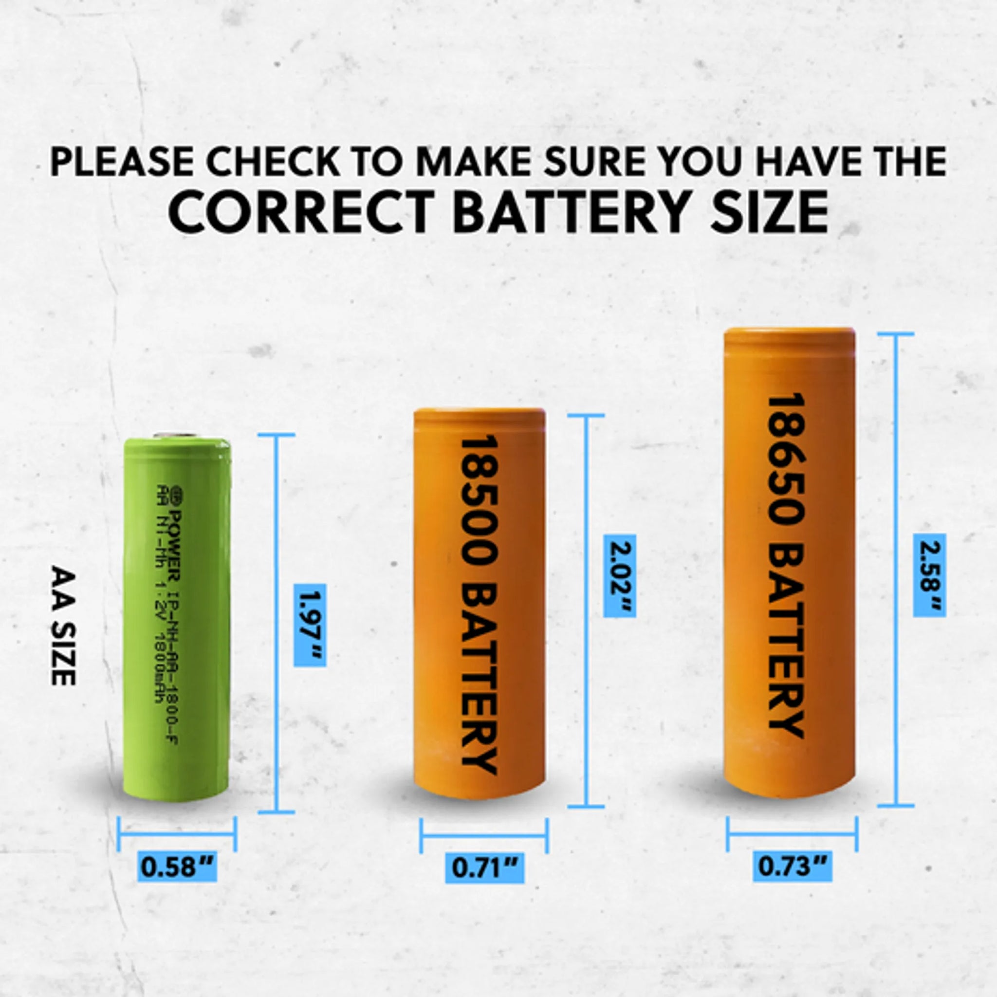 IP Power Ni-Mh AA 1800mAh 1.2V Rechargeable Flat Top - 4 Pack