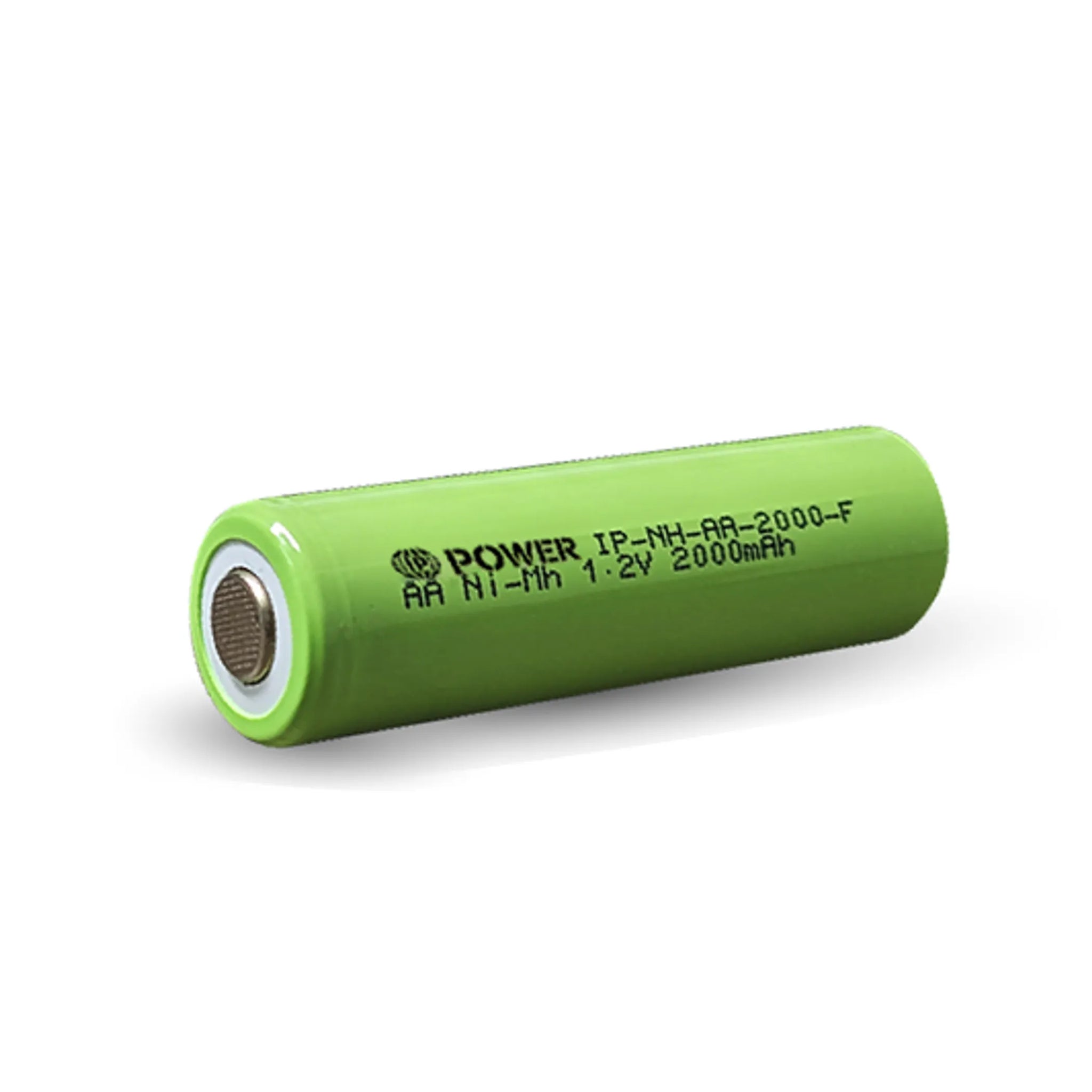 IP Power Ni-Mh AA 2000mAh 1.2V Rechargeable Flat Top Battery - 4 Pack