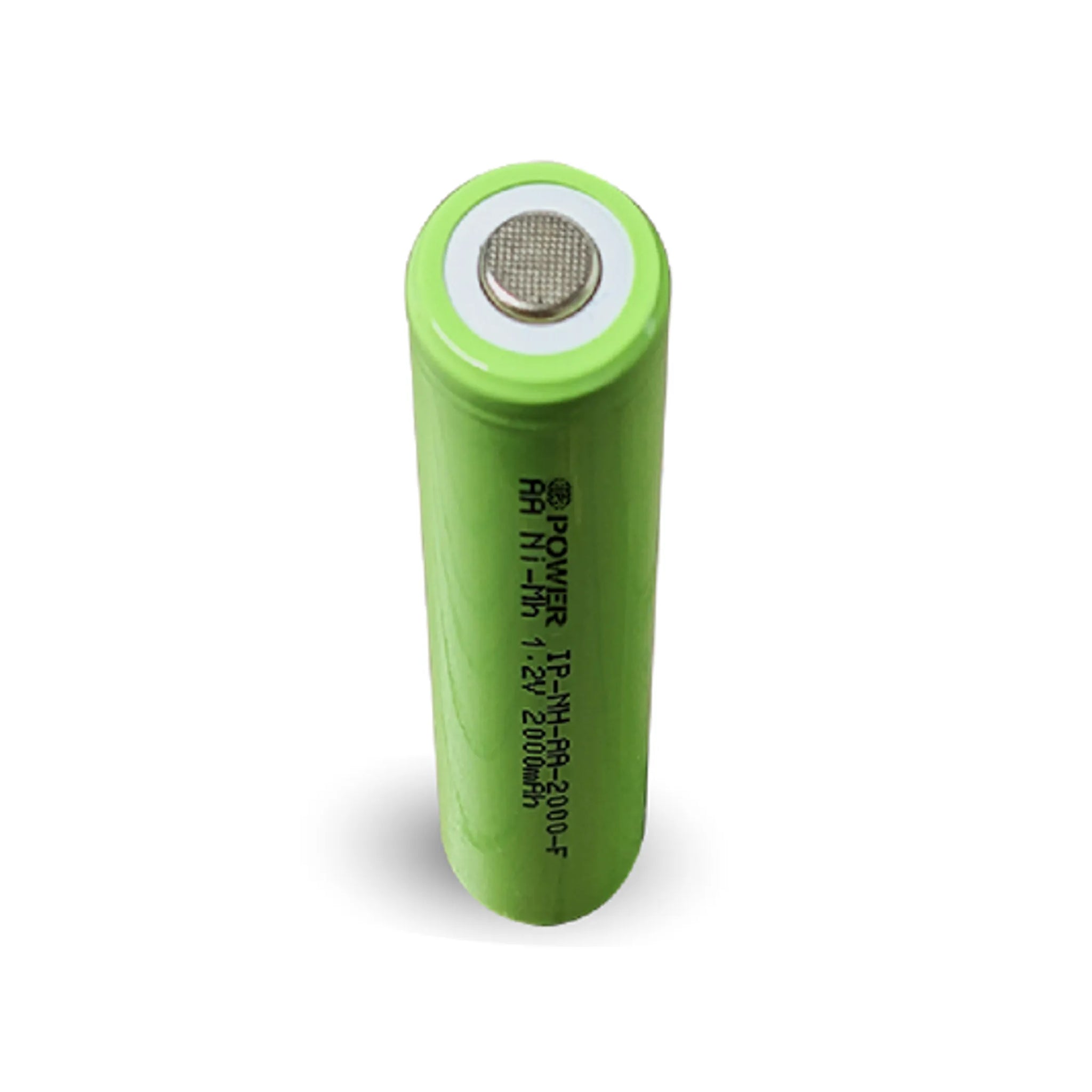 IP Power Ni-Mh AA 2000mAh 1.2V Rechargeable Flat Top Battery - 4 Pack