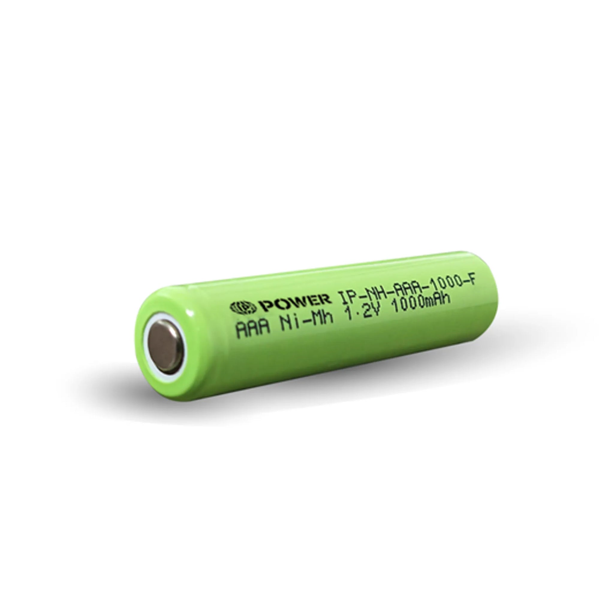 IP Power Ni-Mh AAA 1000mAh 1.2V Rechargeable Flat Top Battery - 4 Pack