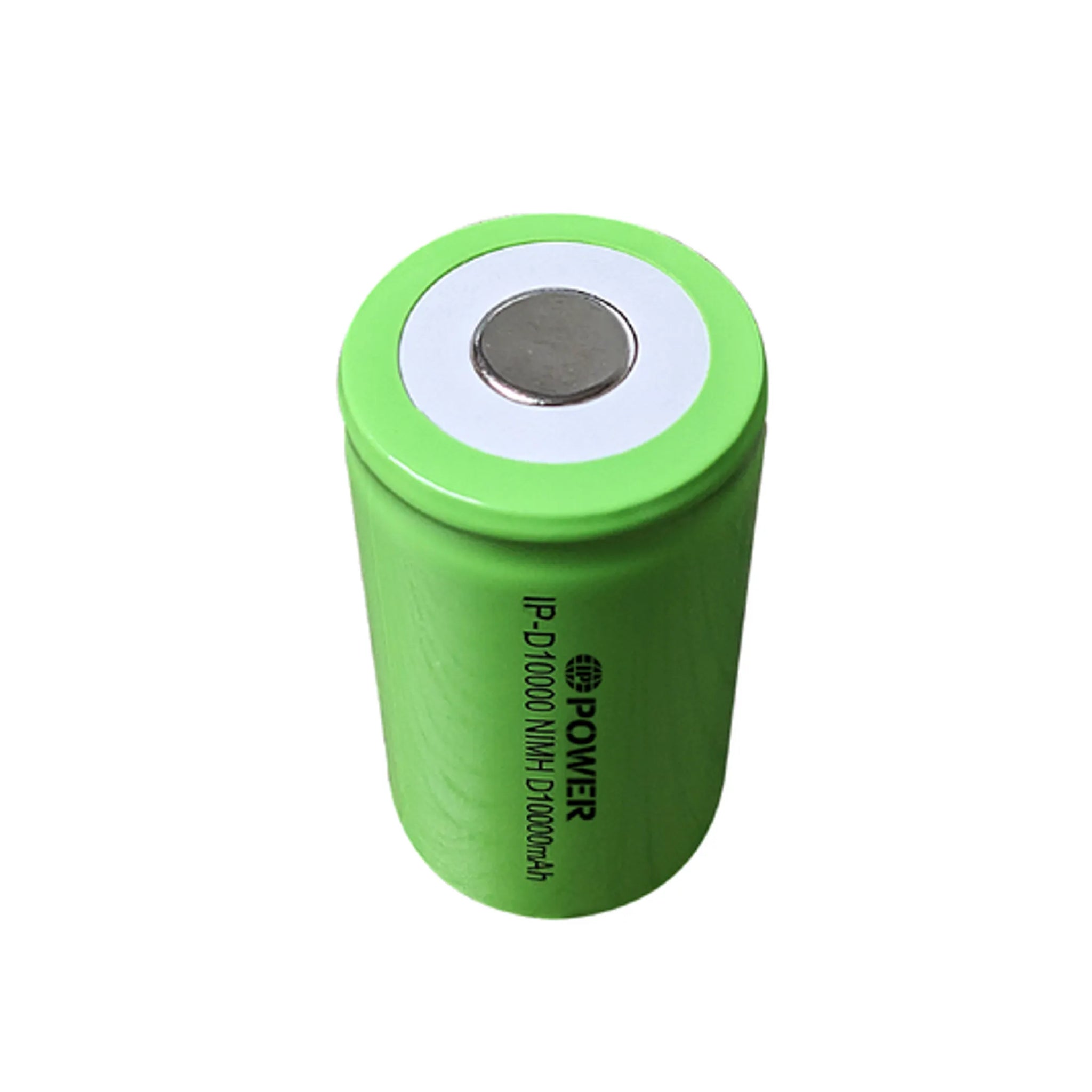 IP Power Ni-Mh D 10000mAh 1.2V Rechargeable Flat Top Battery - 4 Pack