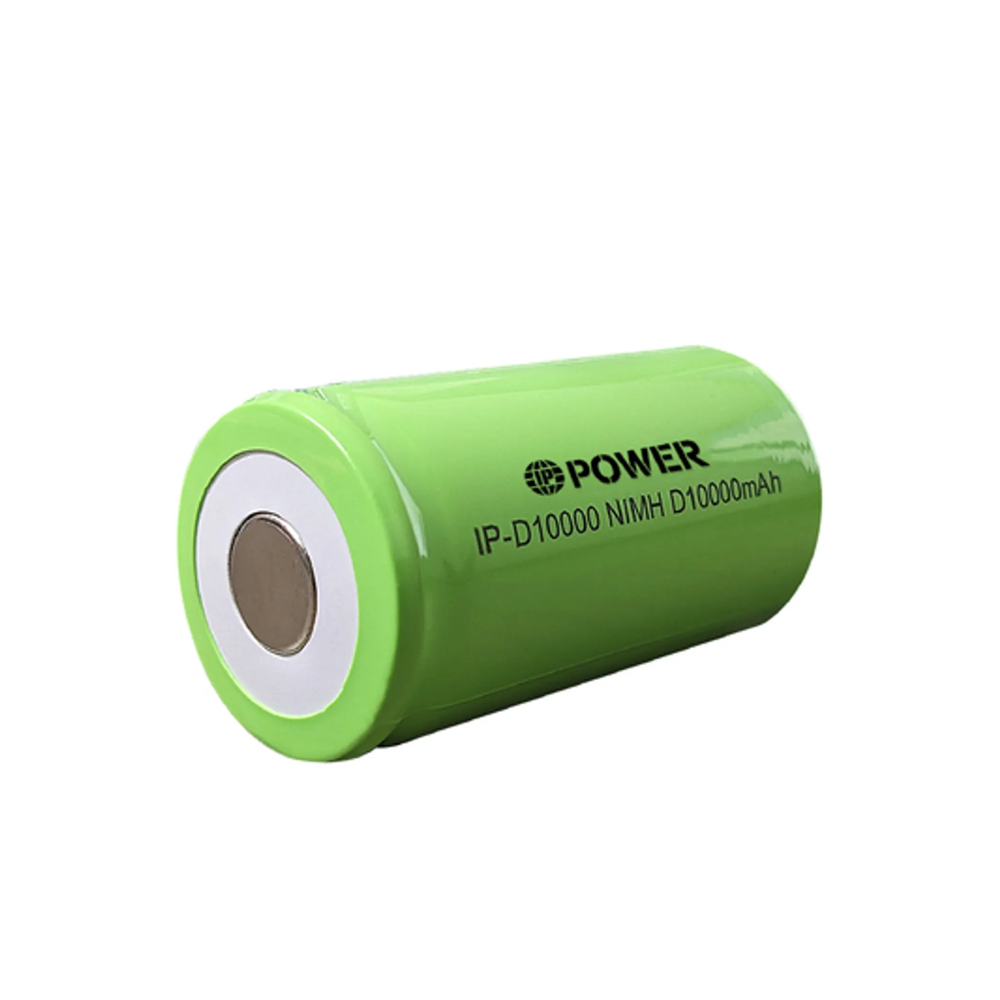 IP Power Ni-Mh D 10000mAh 1.2V Rechargeable Flat Top Battery - 4 Pack
