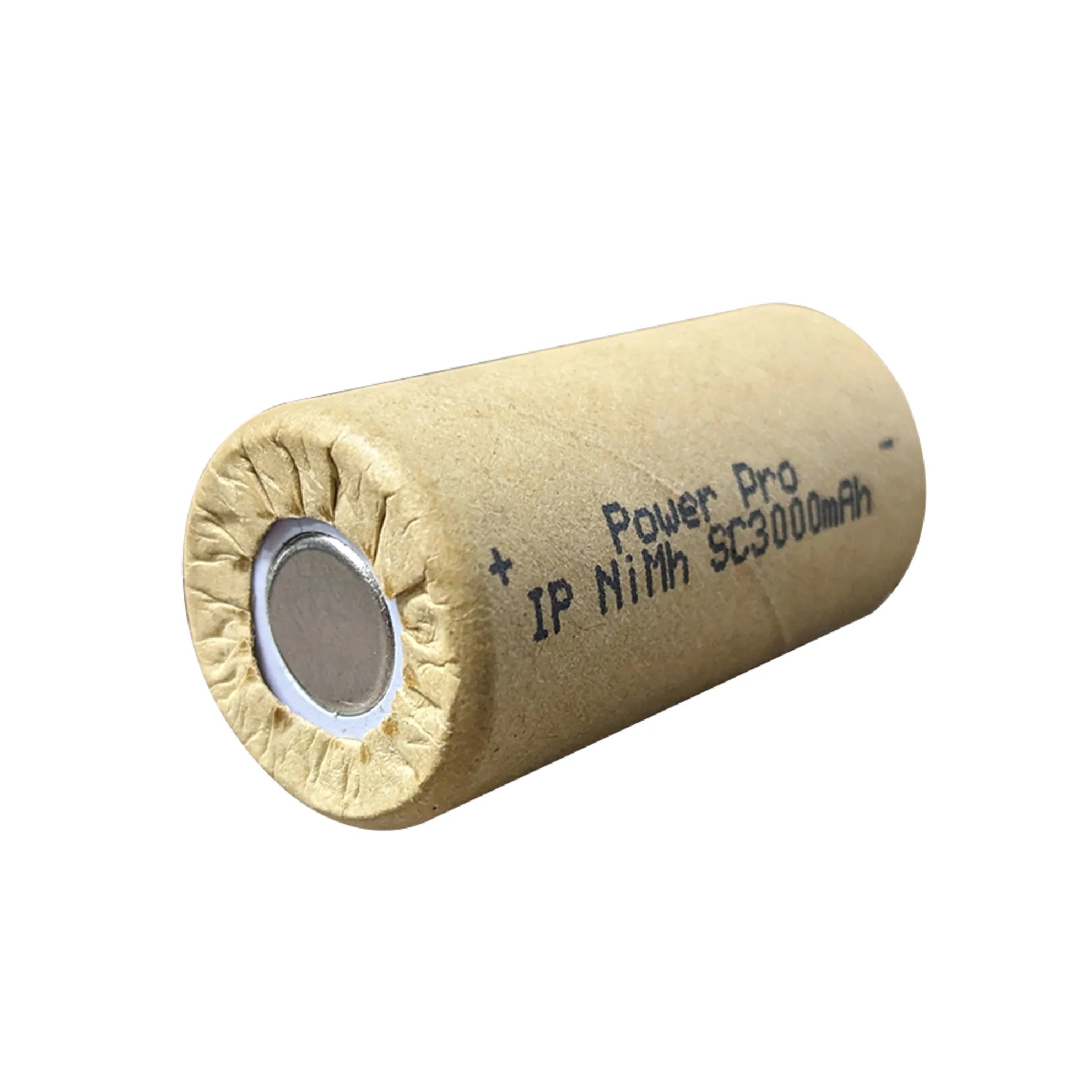 IP Power High Rate Sub C Ni-Mh 3000mAh 1.2V Flat Top Battery - 4 Pack - Size: SUB C