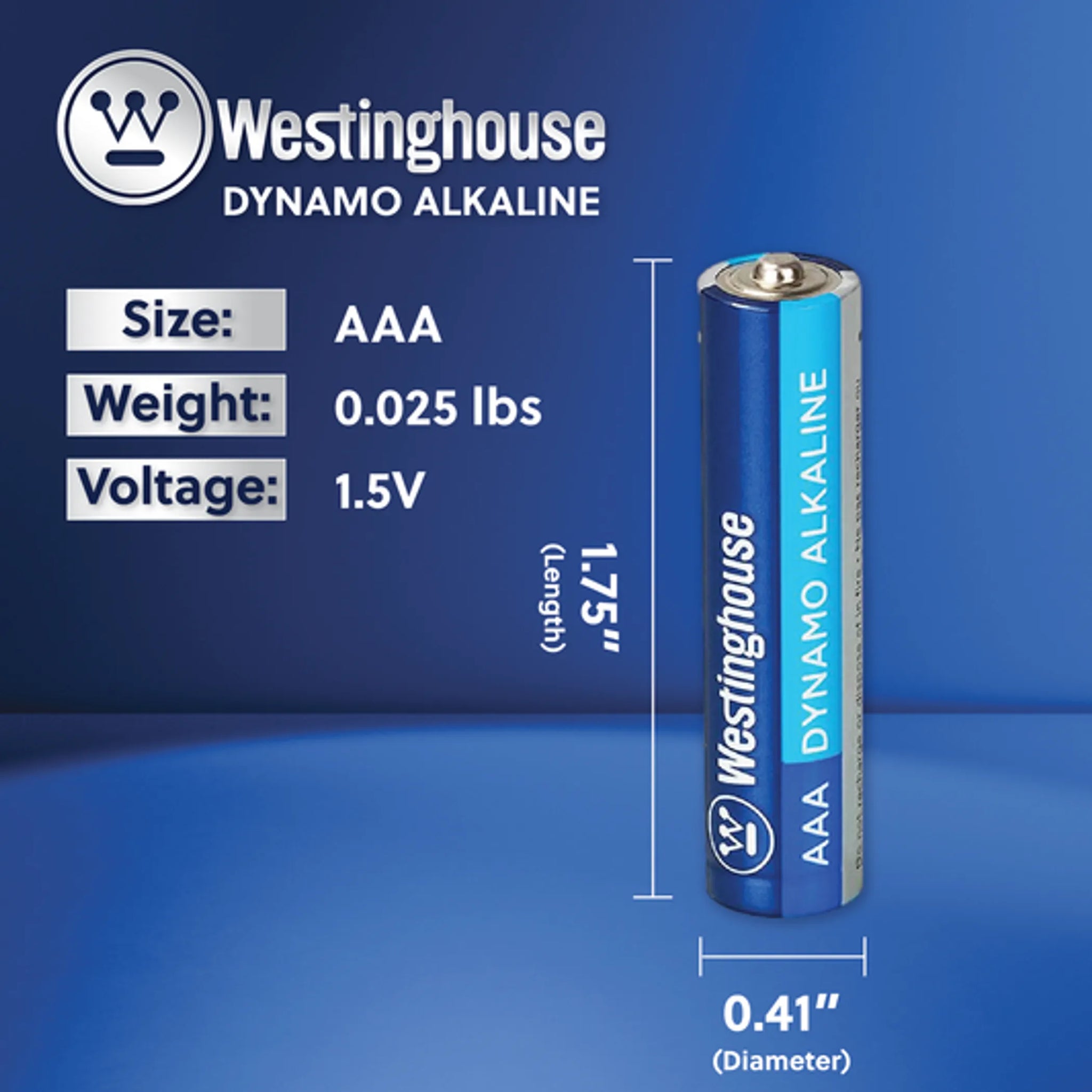 Westinghouse AAA 1.5V Alkaline Plastic Tub 48 Count (2 x 24Ct)