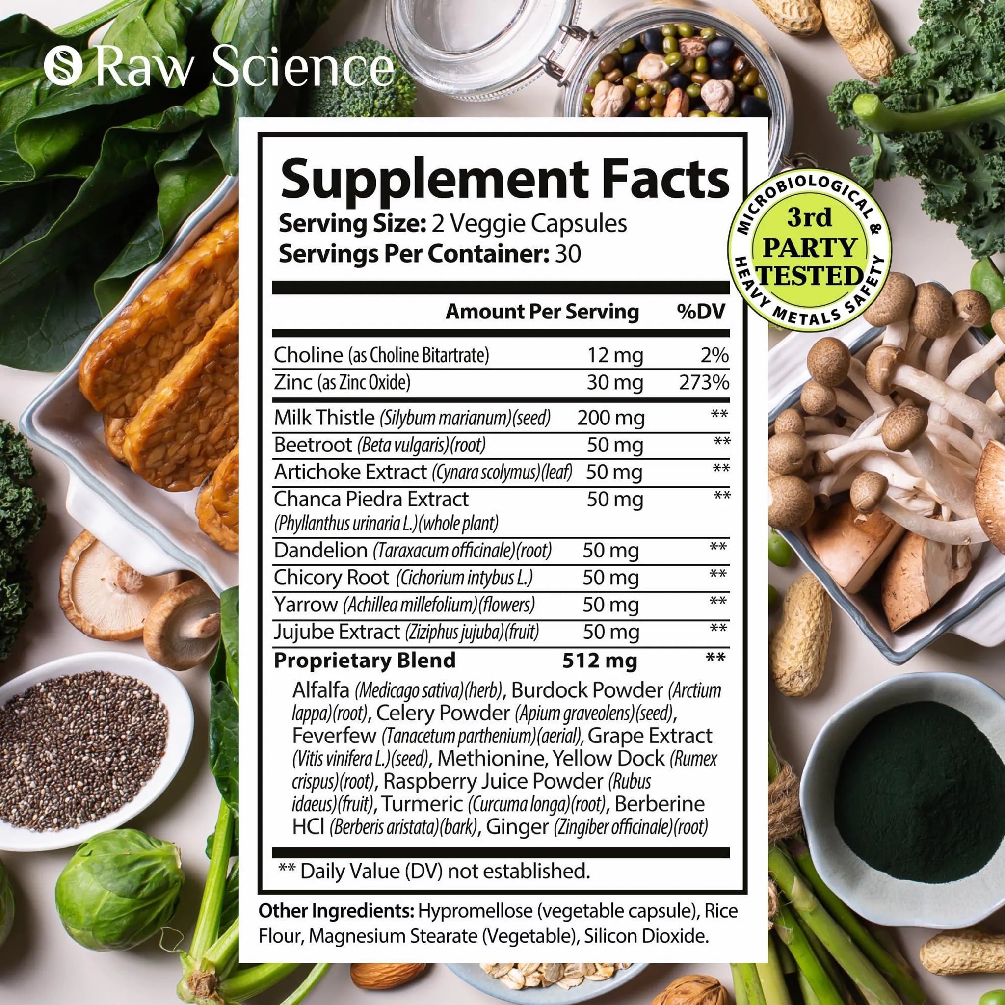 Liver Cleanse Detox & Repair Milk Thistle Dandelion Root Choline Artichoke Extract for Liver Health Gallbladder Cleanse & Kidney Support Supplement wi