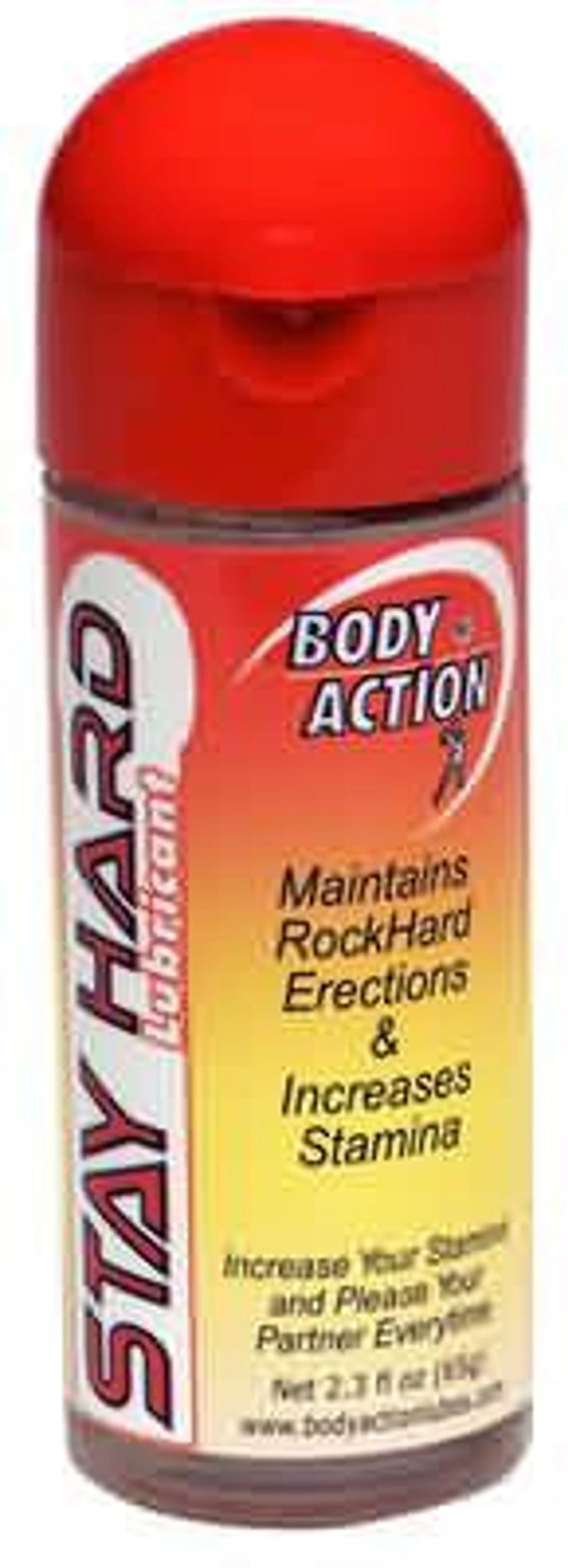 BODY ACTION STAYHARD 2.3 OZ BOTTLE - Libido Drops™