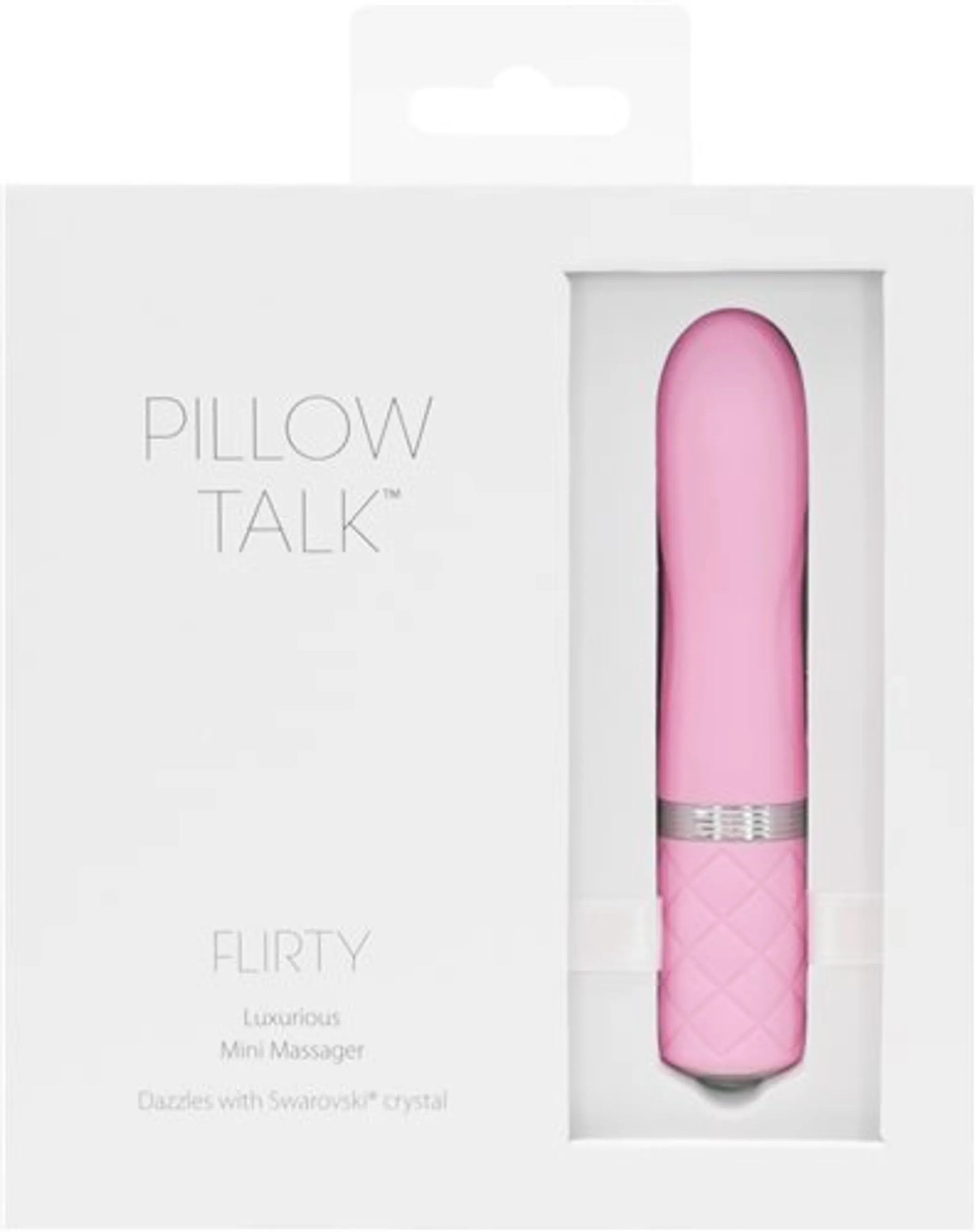 Flirty Rechargeable Vibrator with Swarovski Crystal Button