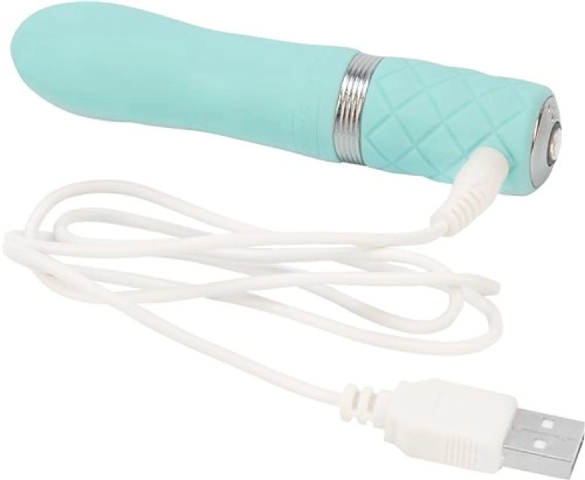 Flirty Rechargeable Vibe with Swarovski Crystal - Teal