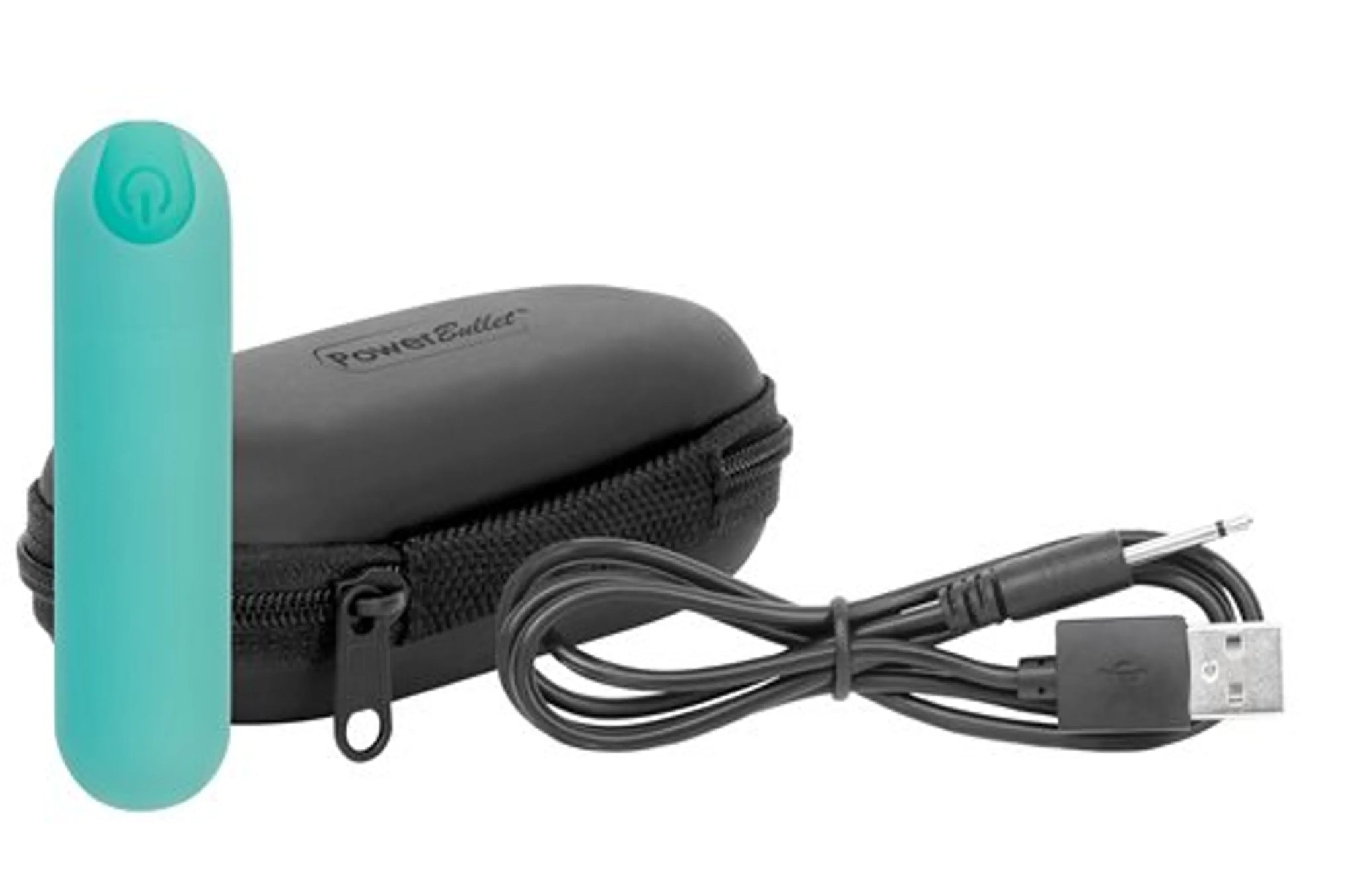 Essential Rechargeable Bullet Vibrator, 3 Inches, Teal