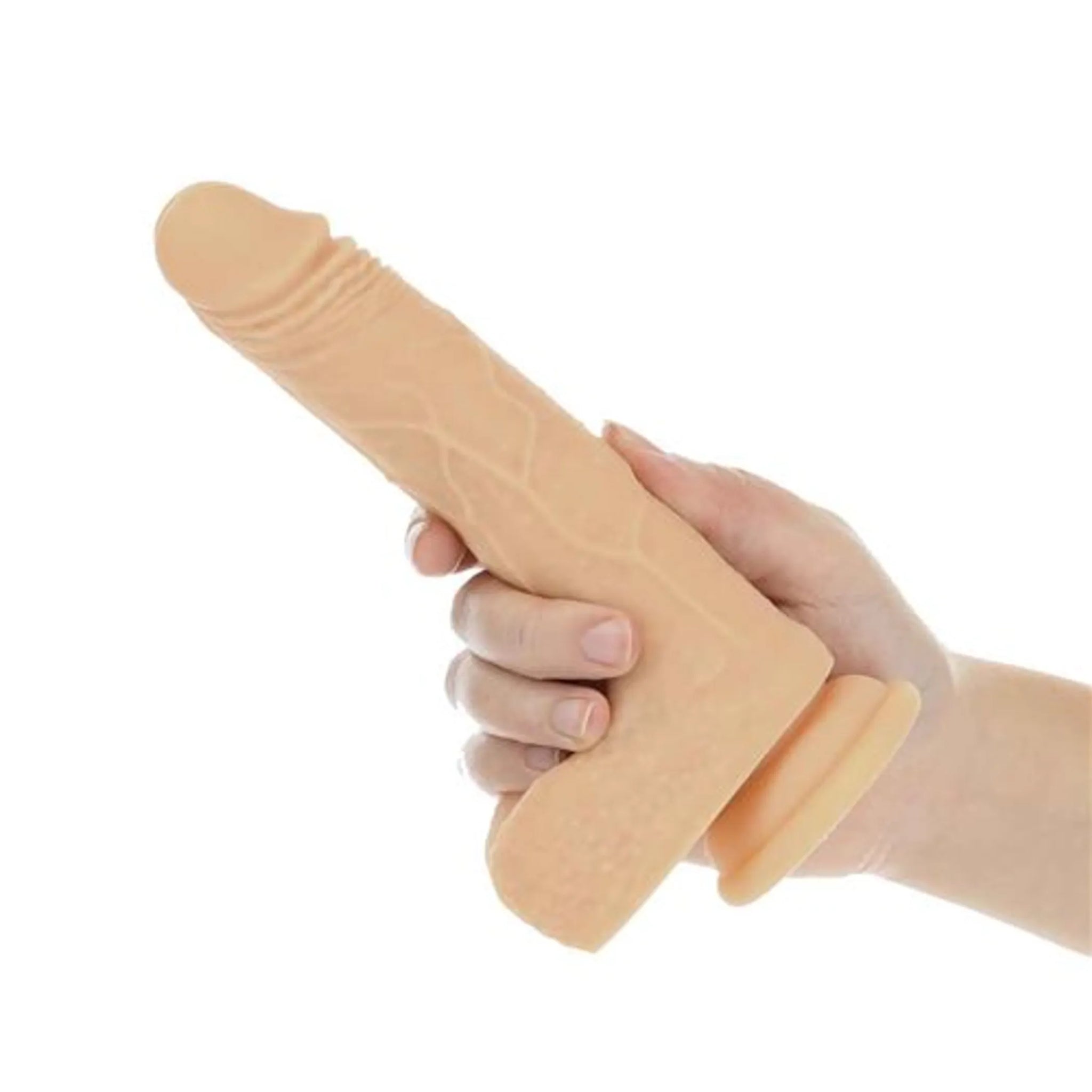 NAKED ADDICTION 7.5 THE FREAK VIBRATING ROTATING & DONG THRUSTING VANILLA"