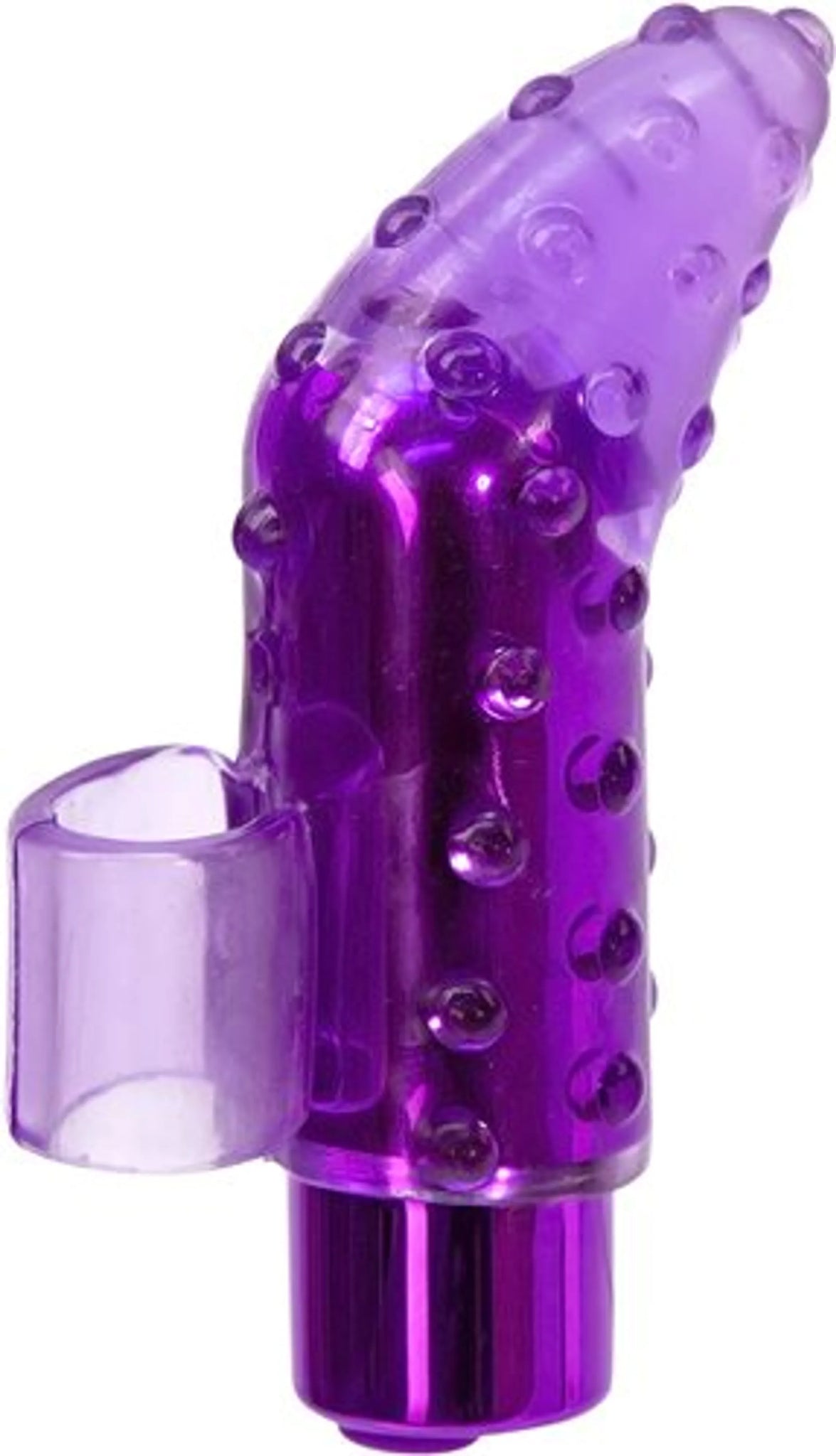 Rechargeable Finger Massager in Purple